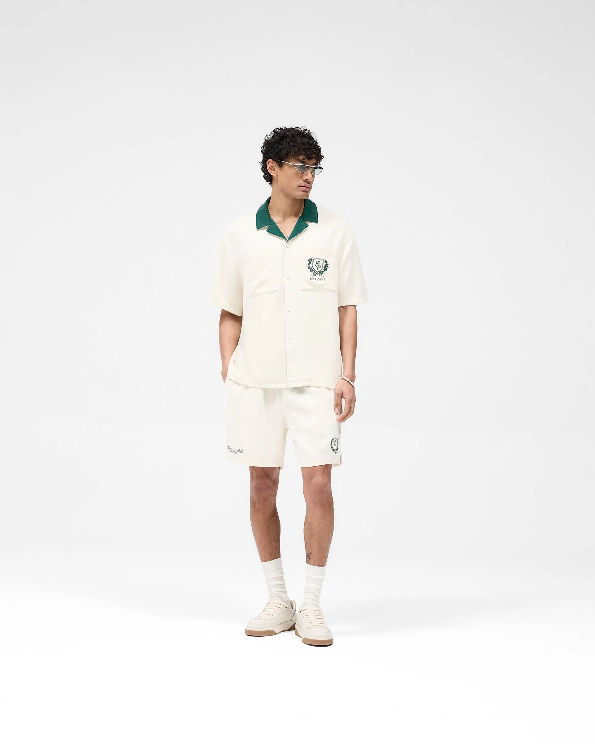 Represent Crest Short - Antique White - Image 5