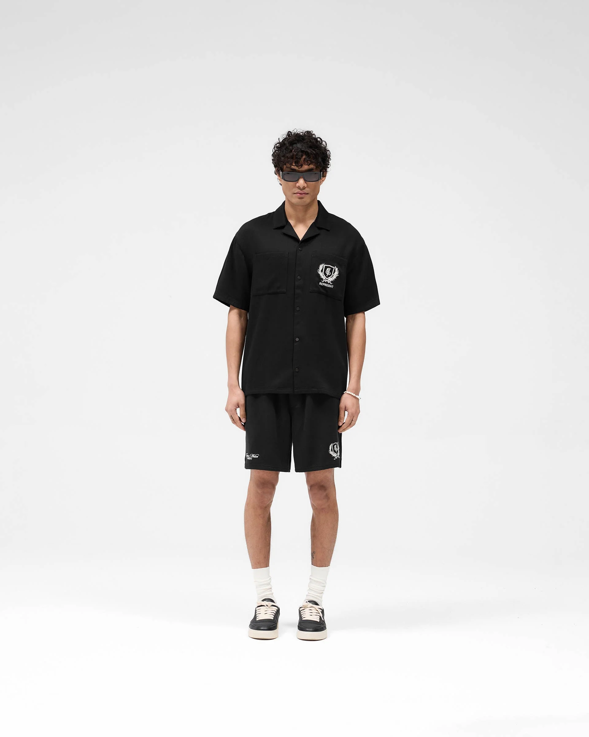 Represent Crest Short - Jet Black - Image 5