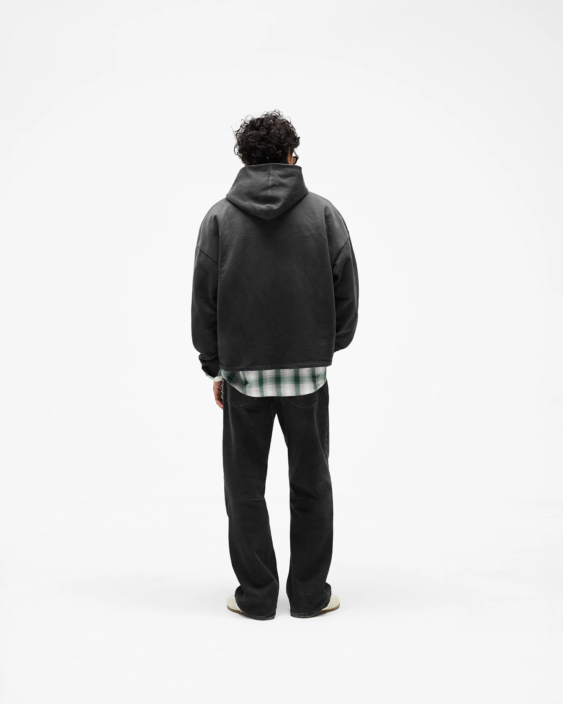 Represent Embellished Hoodie - Stained Black - Image 11