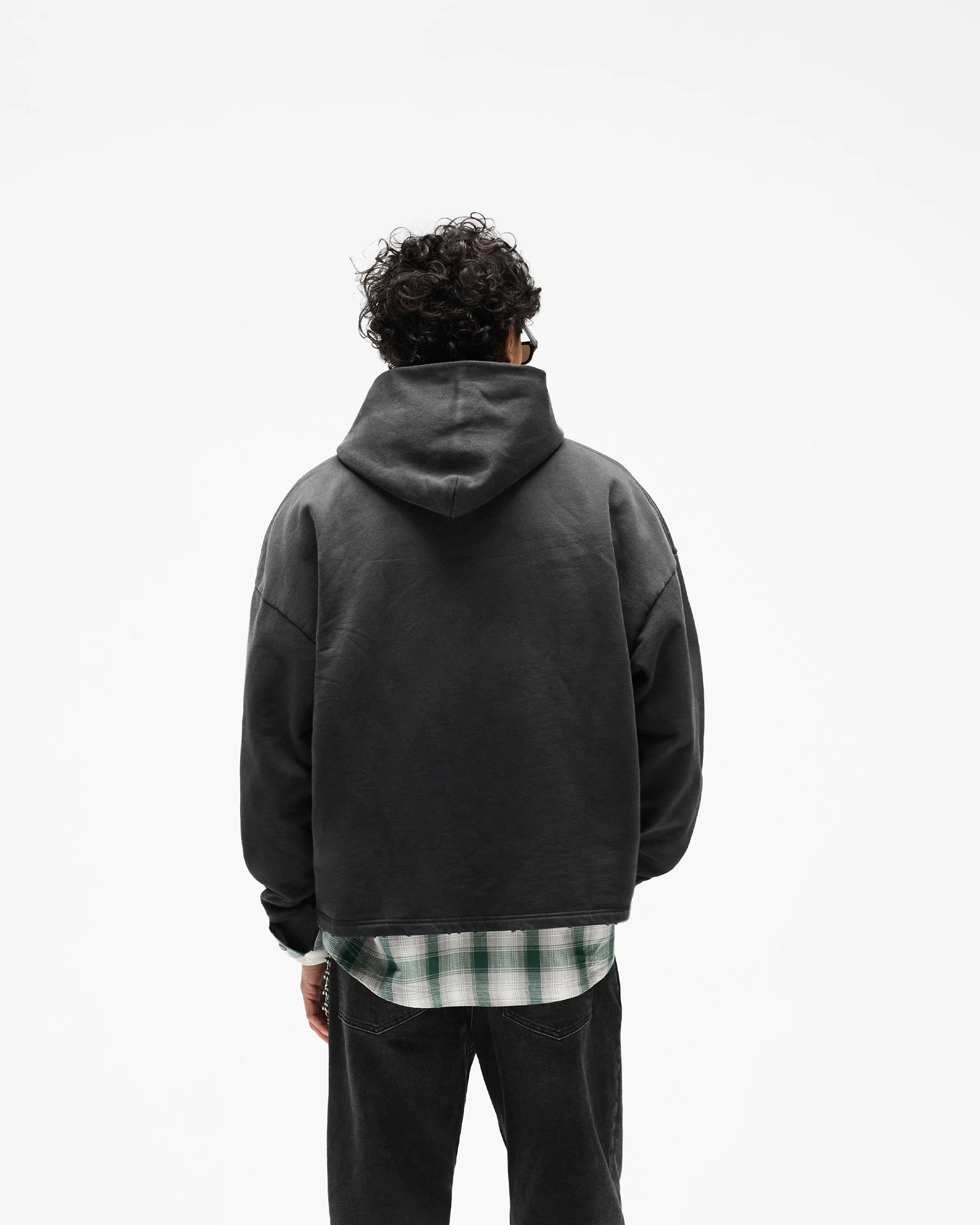 Represent Embellished Hoodie - Stained Black - Image 6