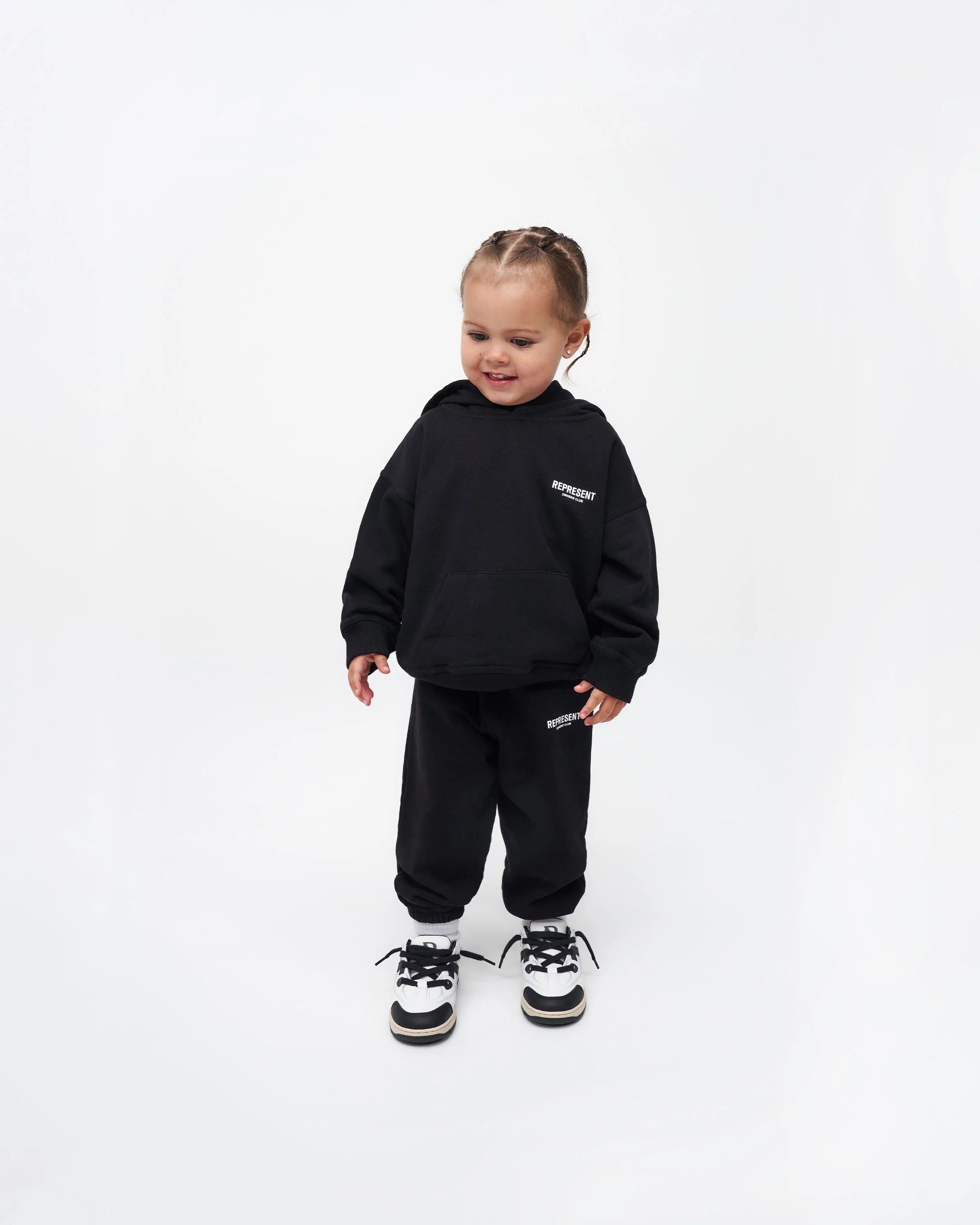 Represent Mini Owners Club Sweatpants - Black - Image 2