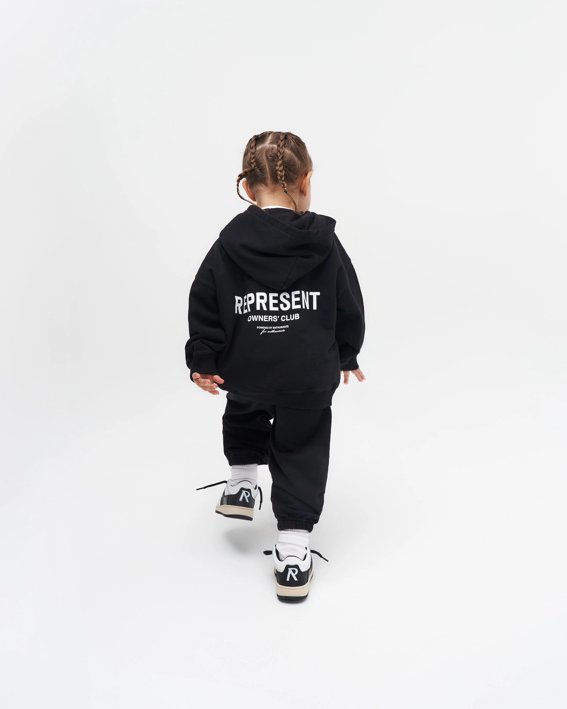 Represent Mini Owners Club Sweatpants - Black - Image 3