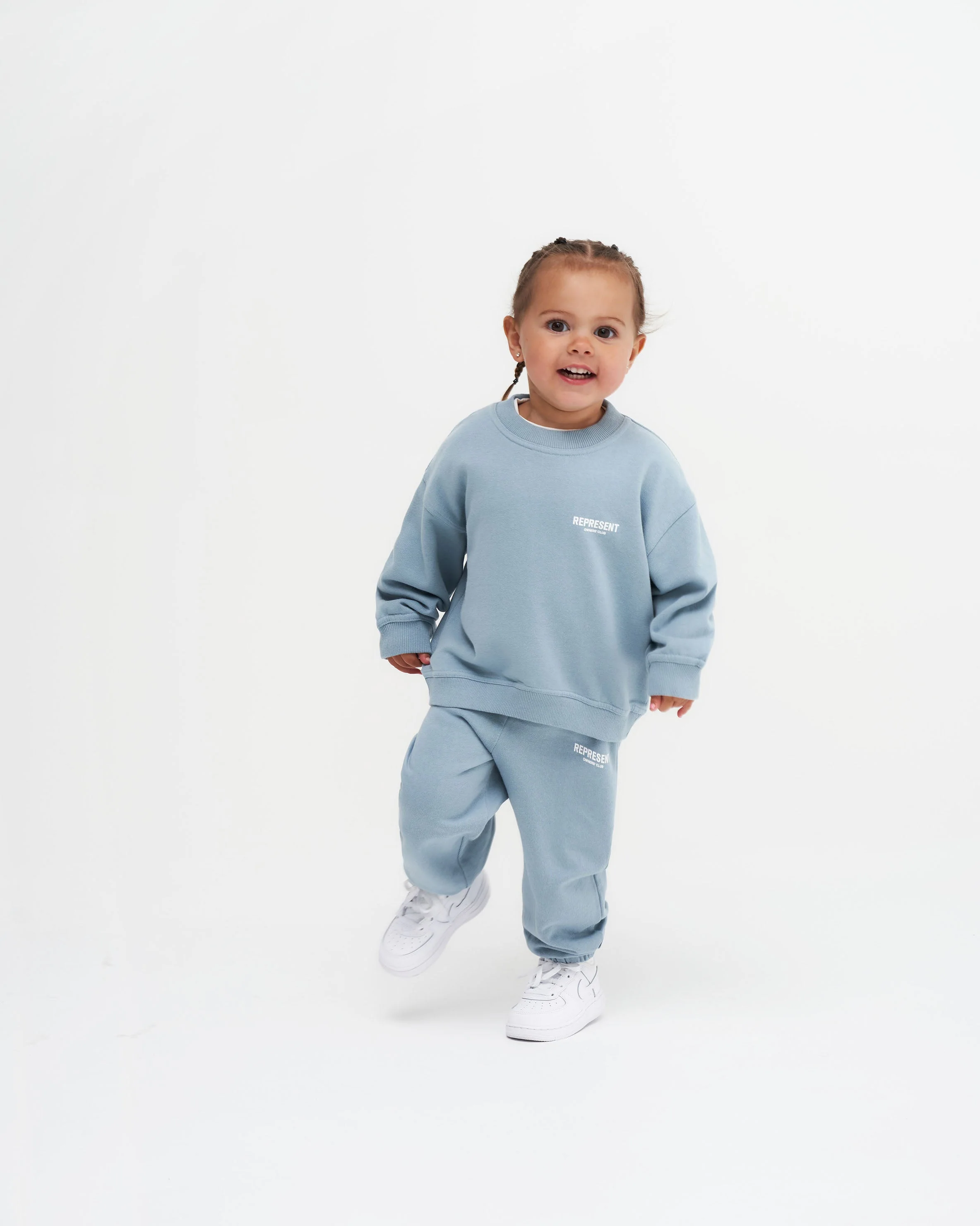 Represent Mini Owners Club Sweatpants - Powder Blue - Image 2