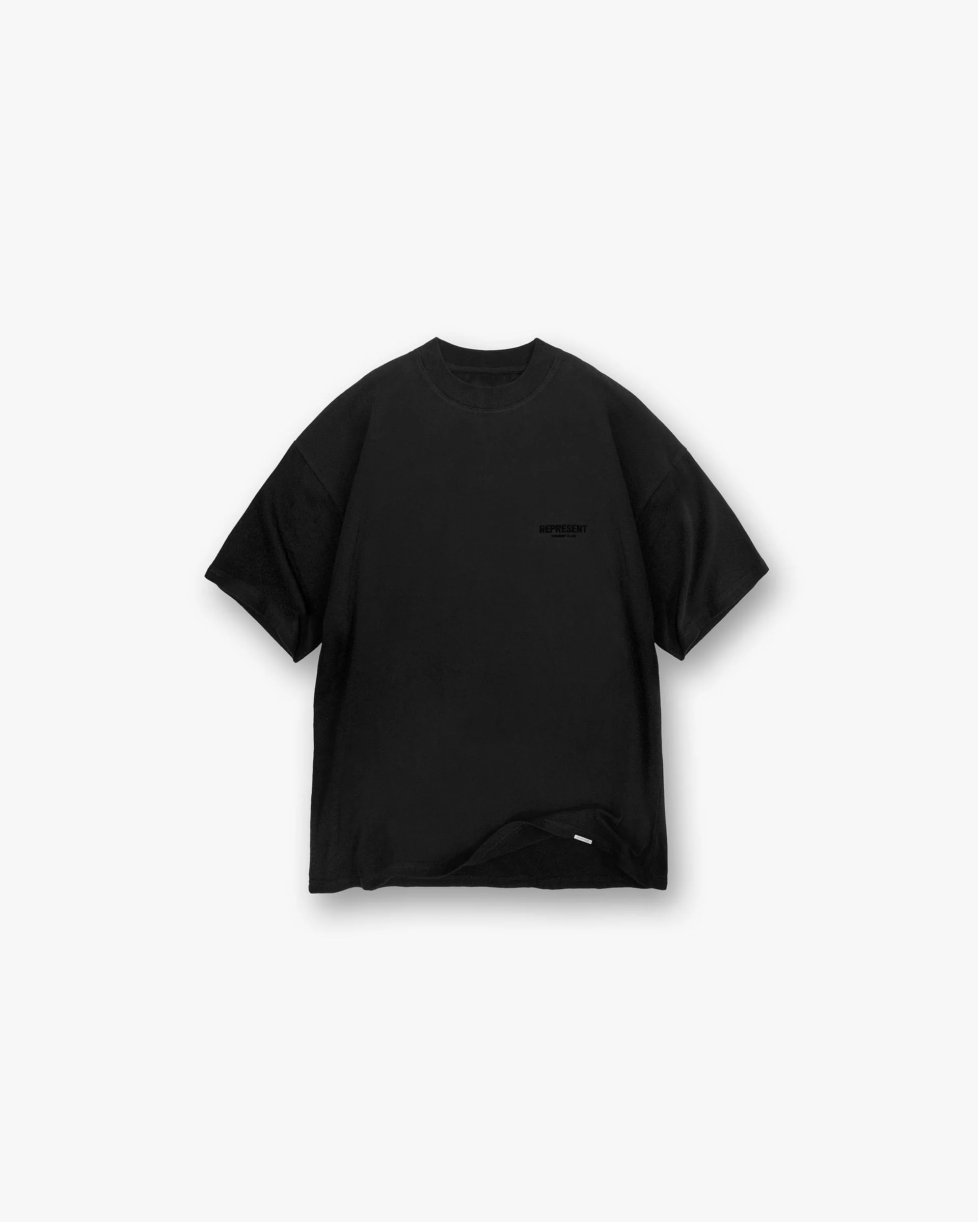 Represent Owners Club Flocked T-Shirt - Black - Image 2