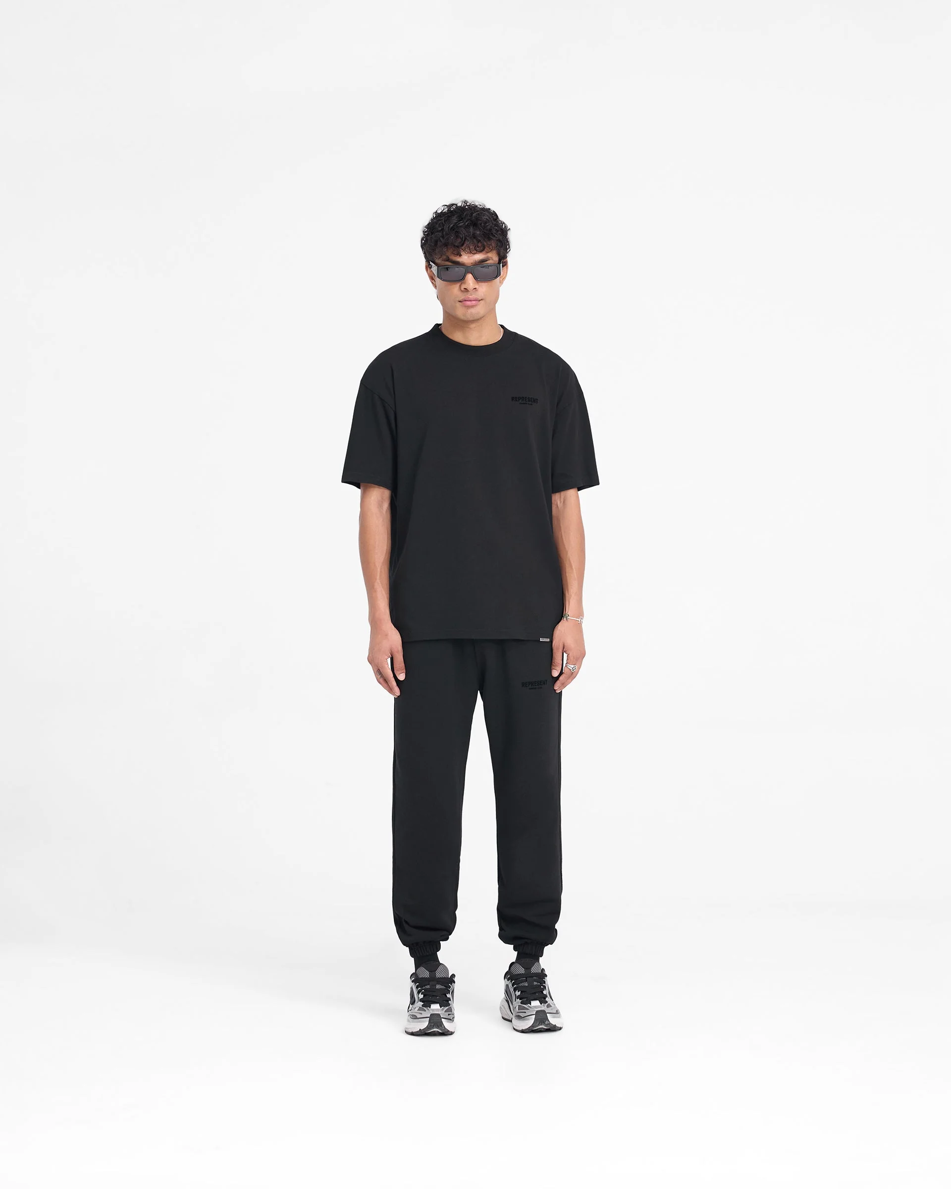 Represent Owners Club Flocked T-Shirt - Black - Image 6