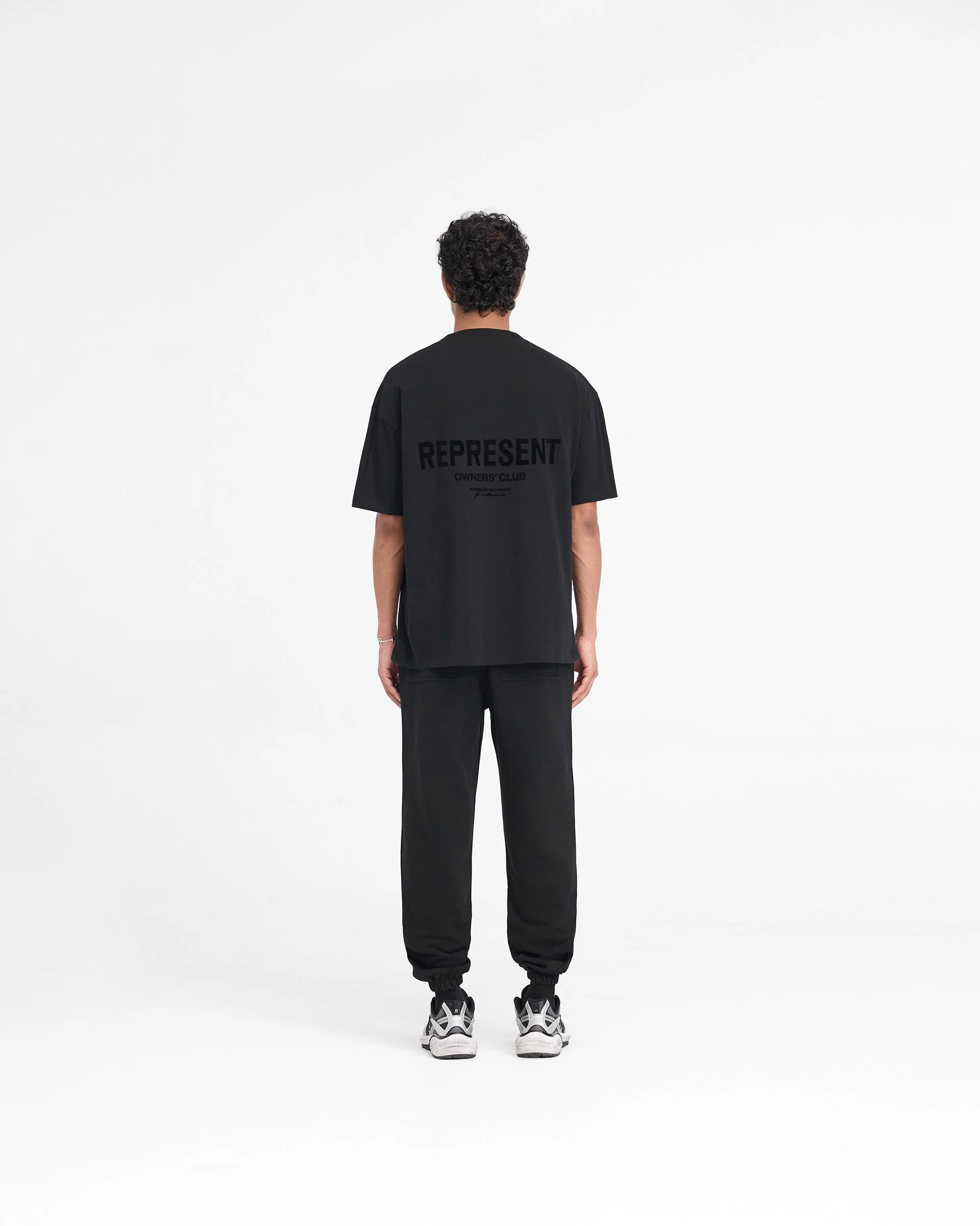 Represent Owners Club Flocked T-Shirt - Black - Image 8