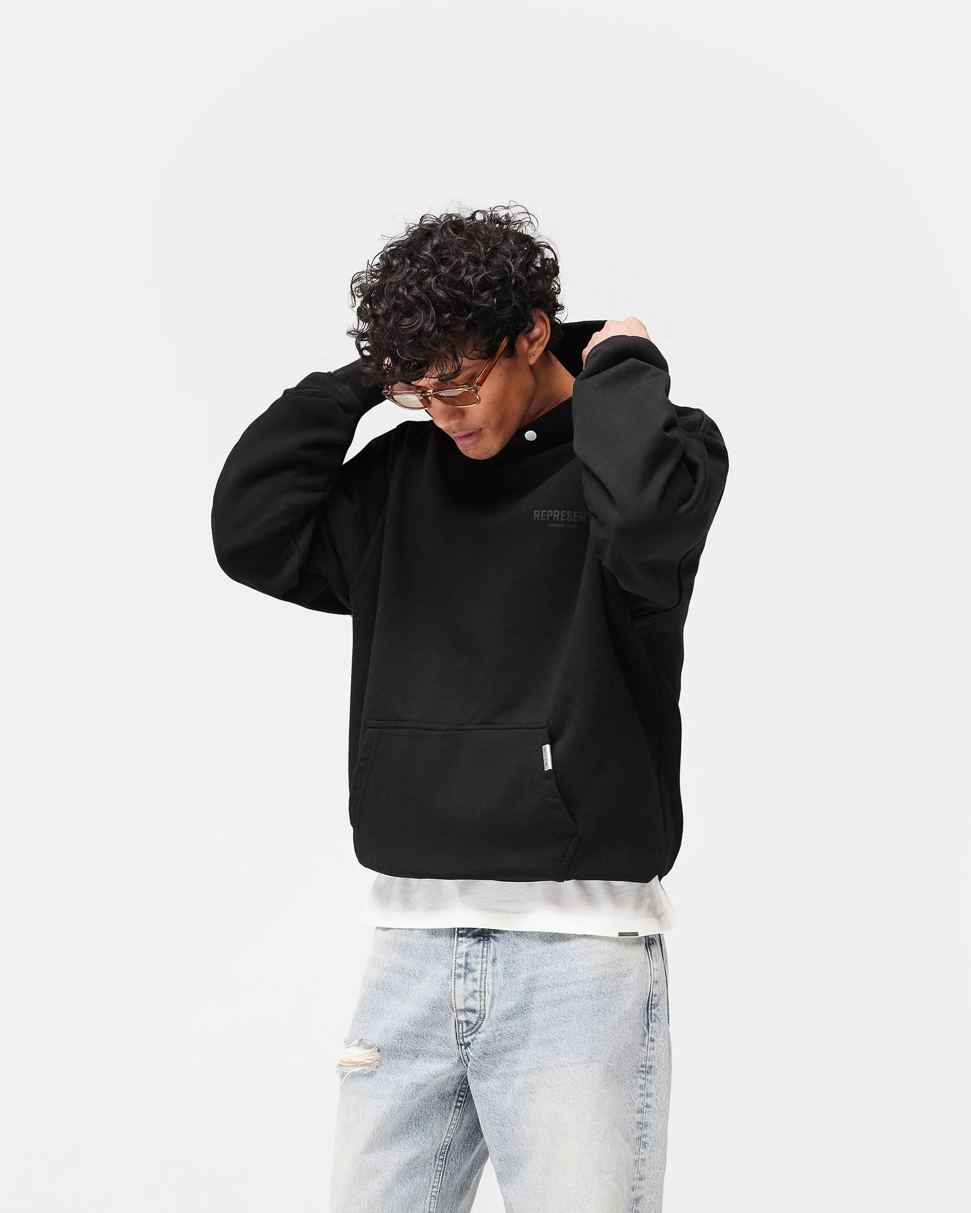 Represent Owners Club Hoodie - Black Matte - Image 4