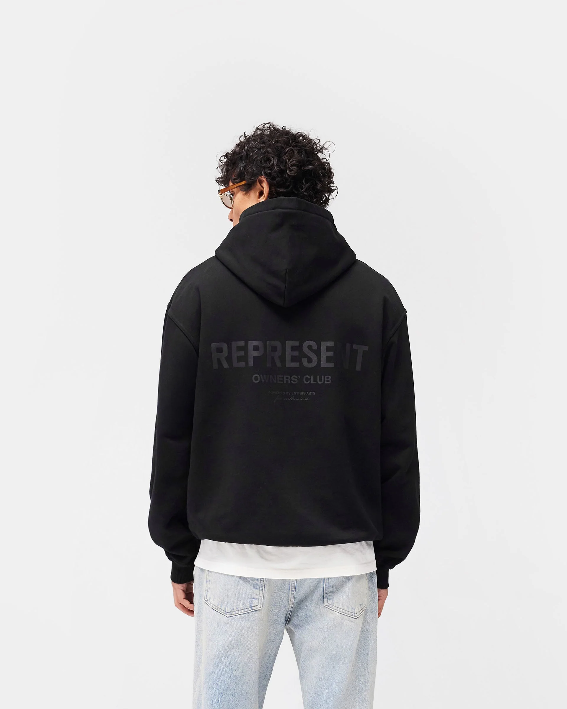 Represent Owners Club Hoodie - Black Matte - Image 6