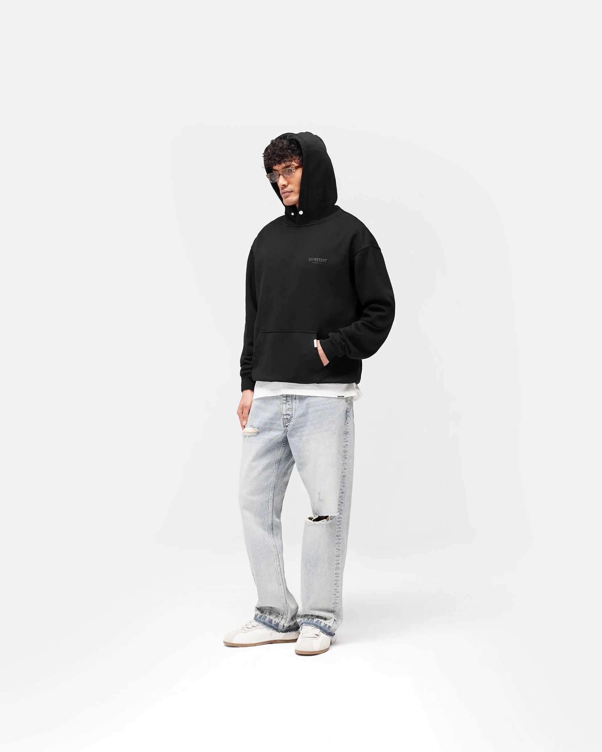 Represent Owners Club Hoodie - Black Matte - Image 8