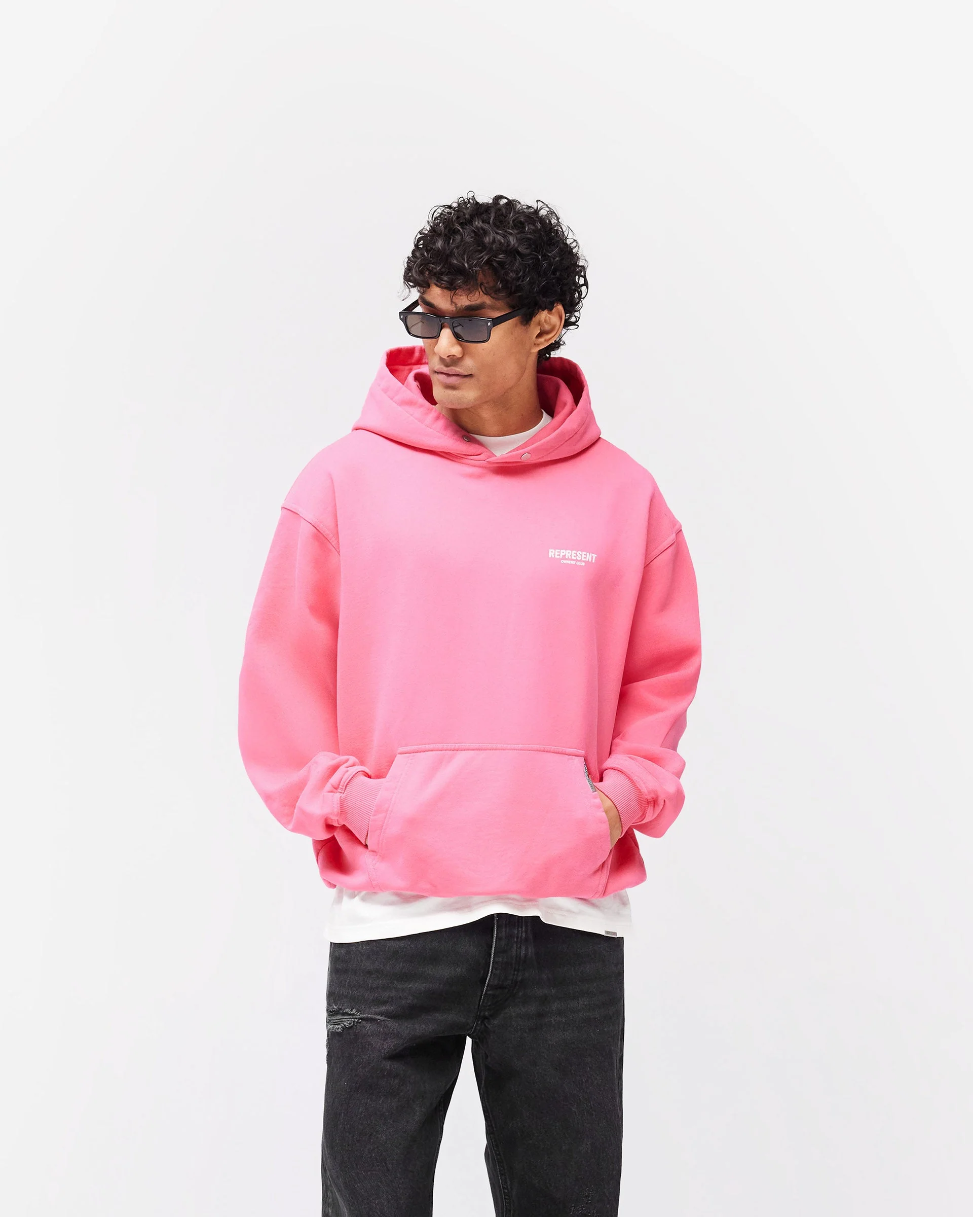 Represent Owners Club Hoodie - Bubblegum Pink - Image 3