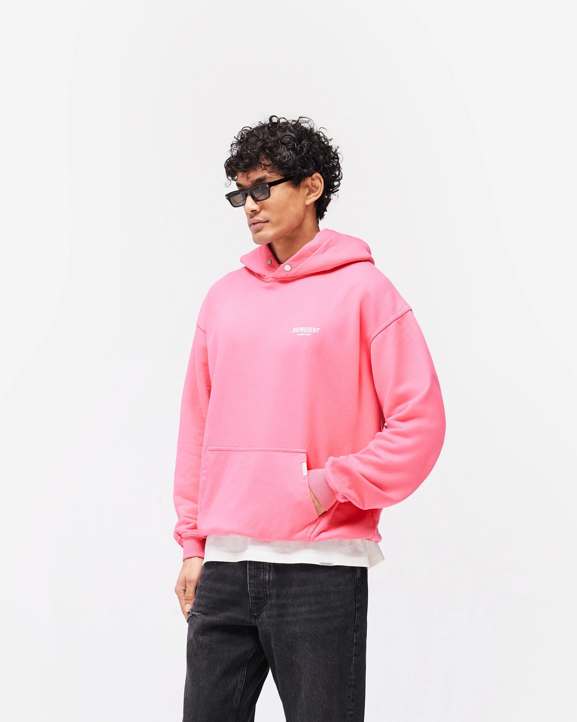 Represent Owners Club Hoodie - Bubblegum Pink - Image 4