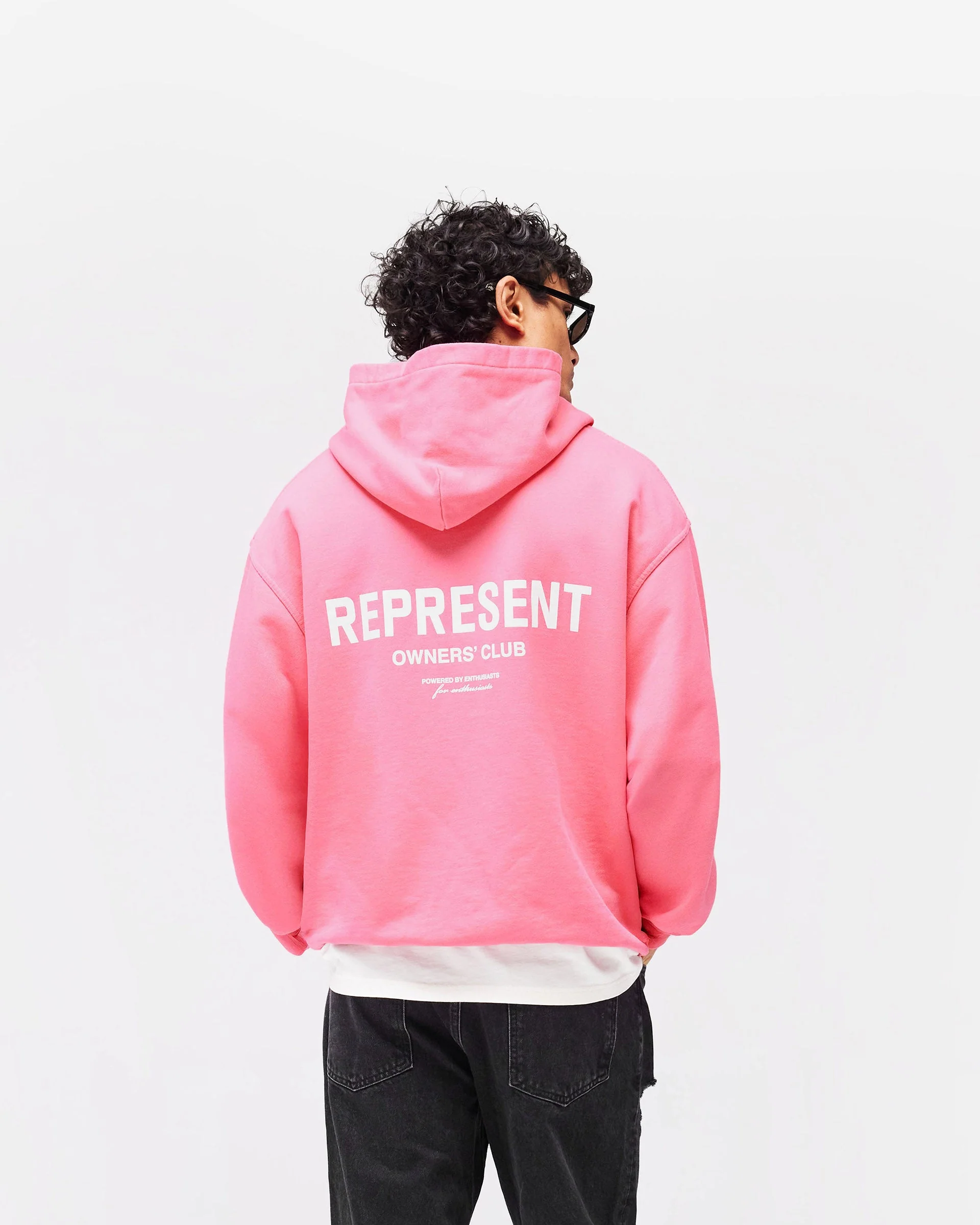 Represent Owners Club Hoodie - Bubblegum Pink - Image 6
