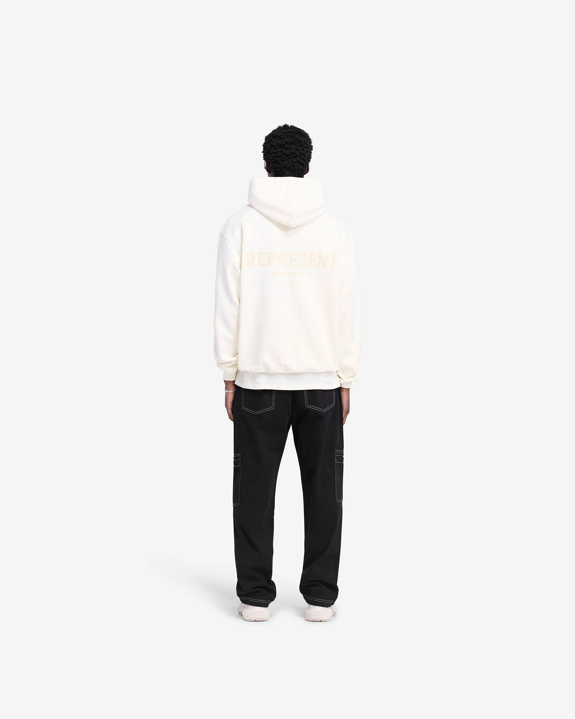 Represent Owners Club Hoodie - Buttercream - Image 5
