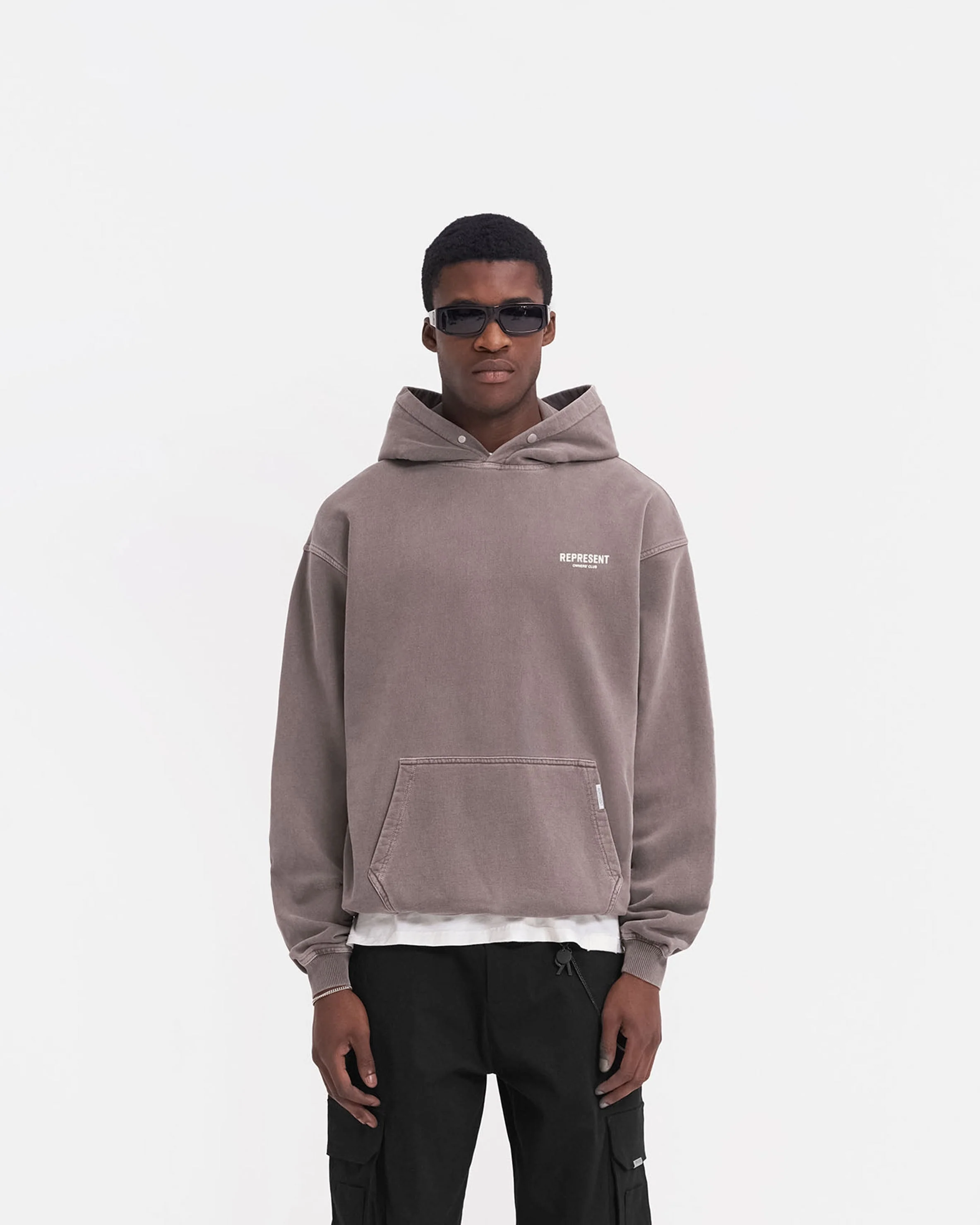 Represent Owners Club Hoodie - Fog - Image 3