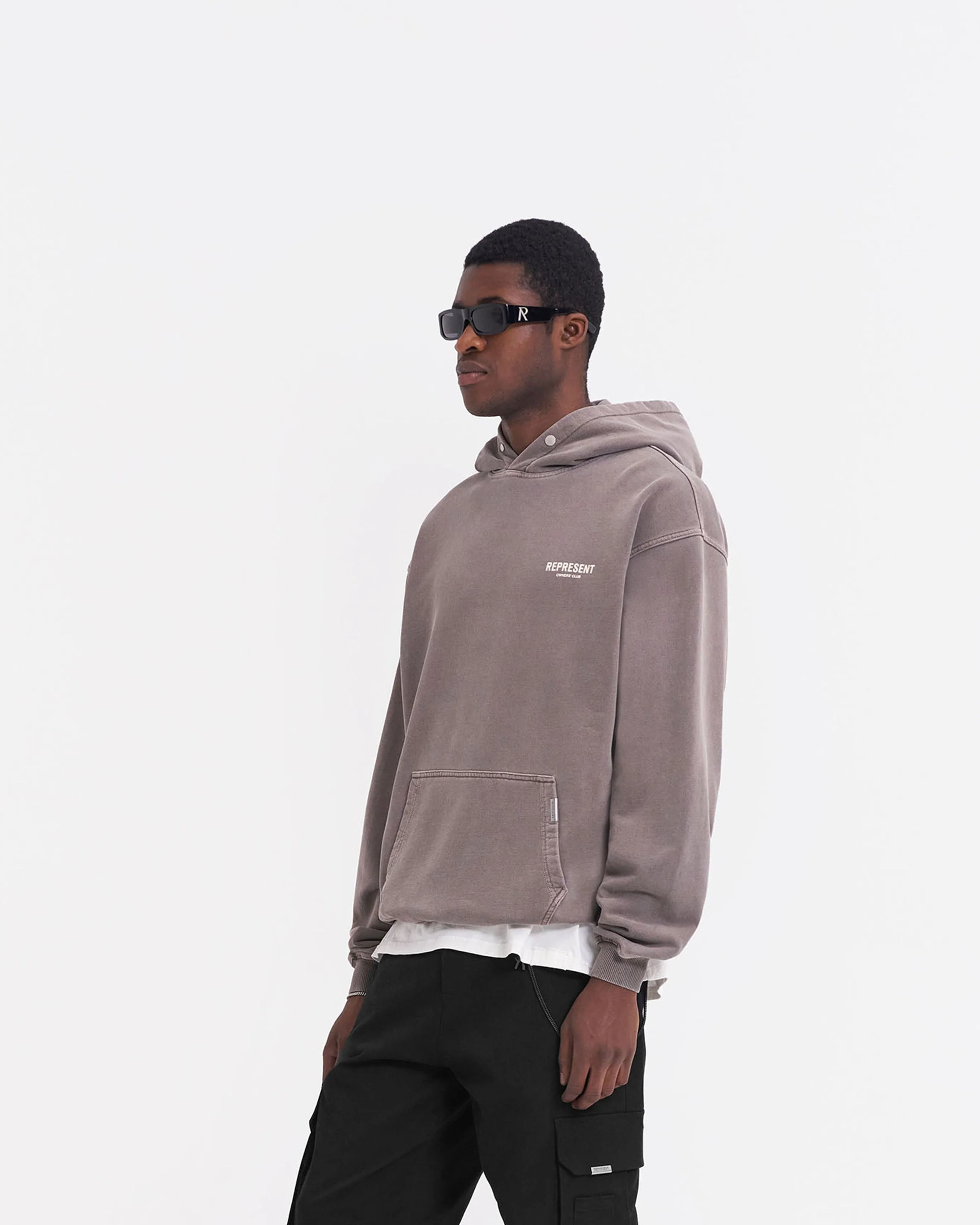 Represent Owners Club Hoodie - Fog - Image 4