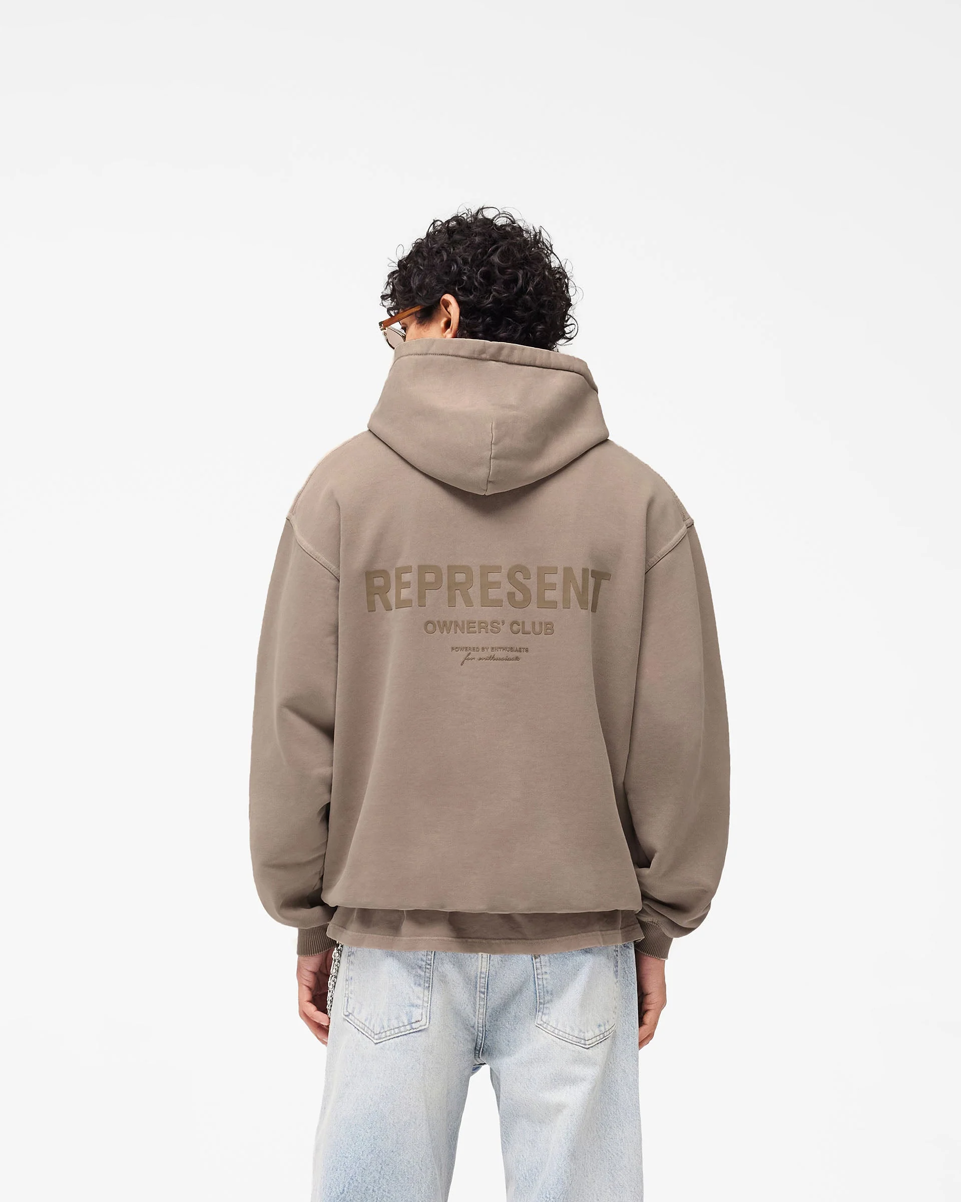 Represent Owners Club Hoodie - Mushroom - Image 5