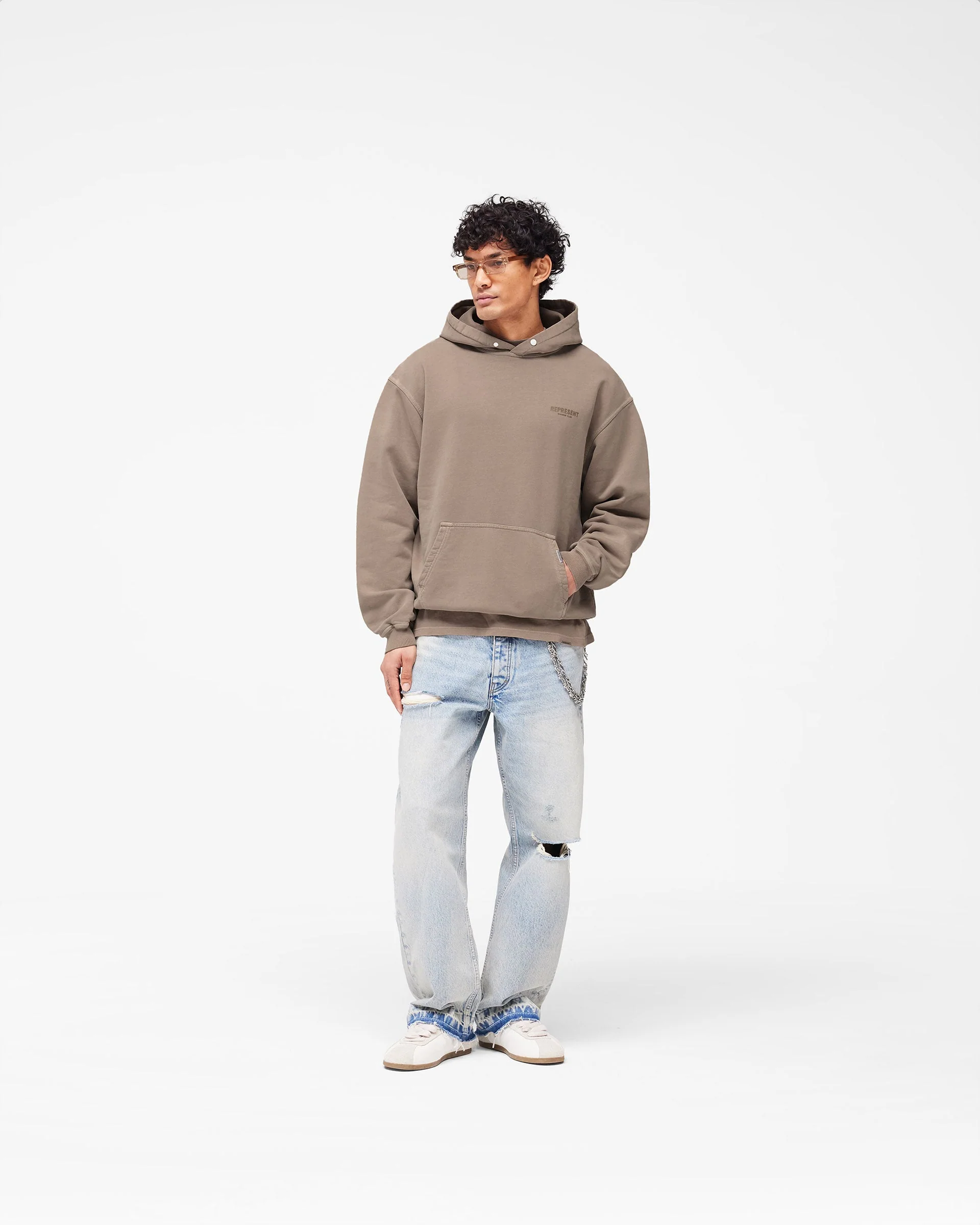 Represent Owners Club Hoodie - Mushroom - Image 7
