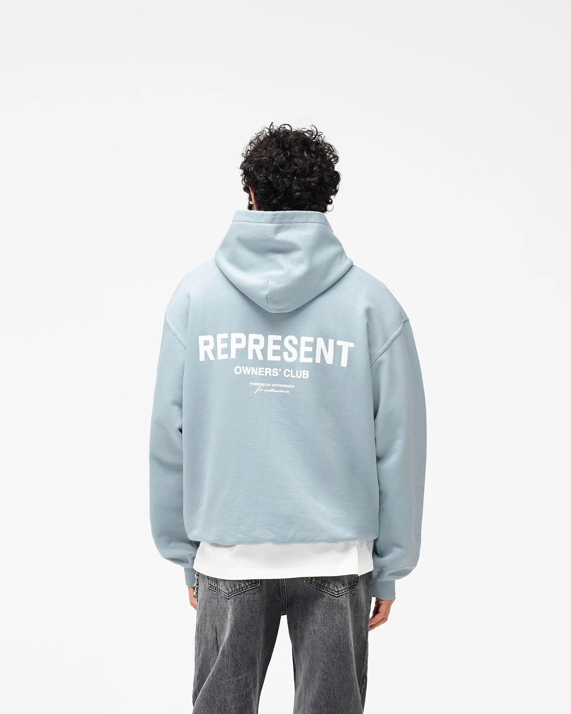 Represent Owners Club Hoodie - Powder Blue - Image 6
