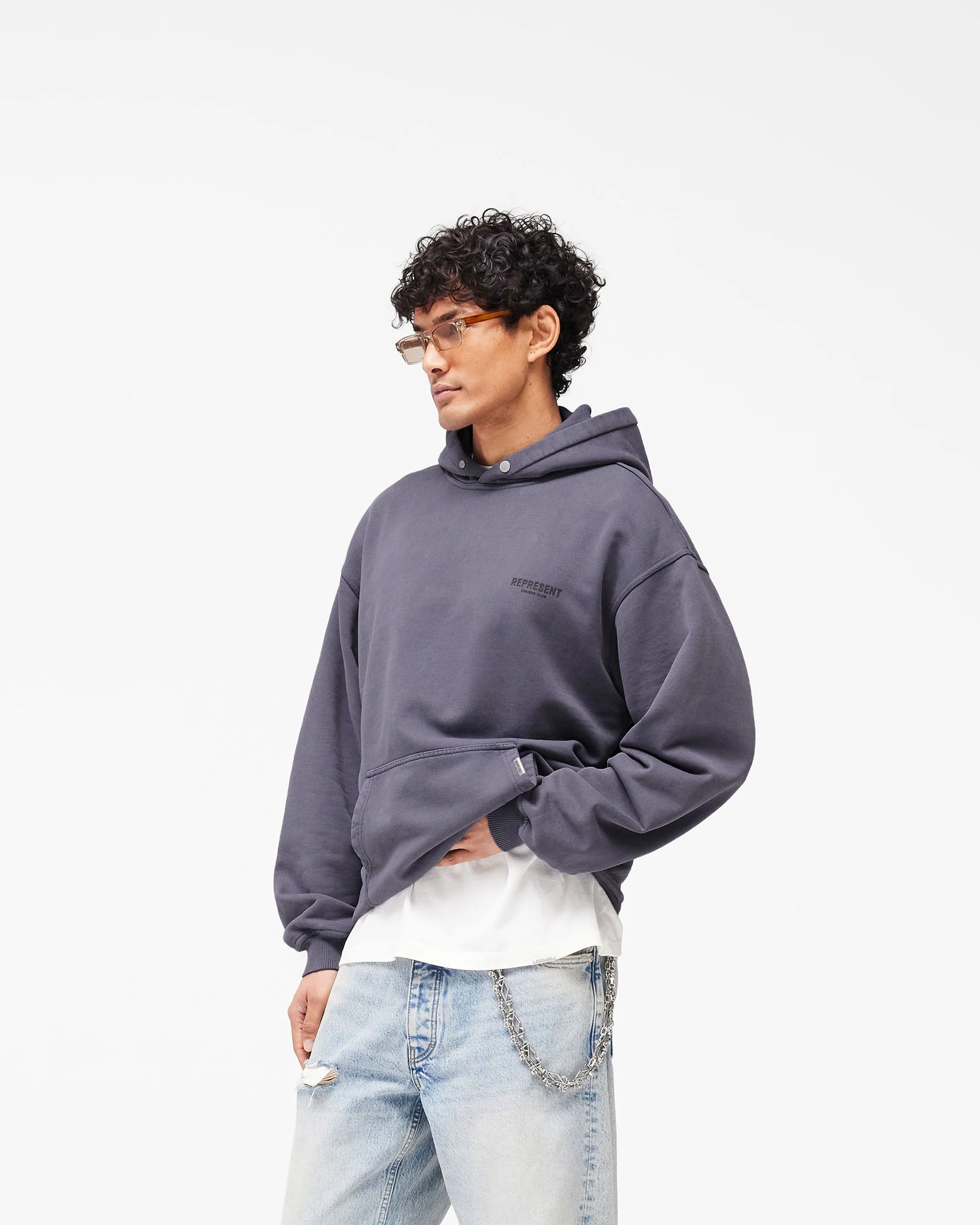 Represent Owners Club Hoodie - Storm - Image 4