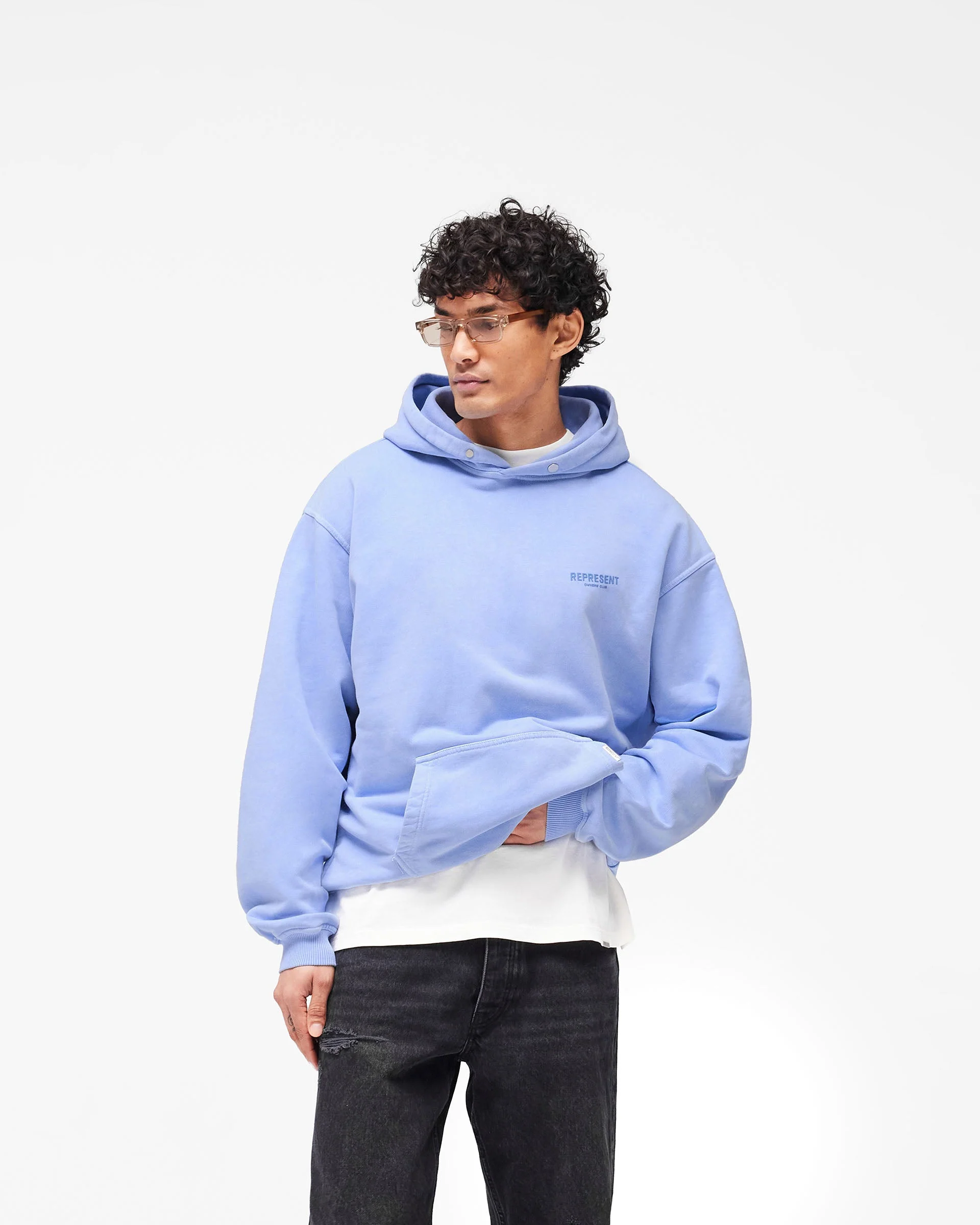 Represent Owners Club Hoodie - Vista Blue - Image 3