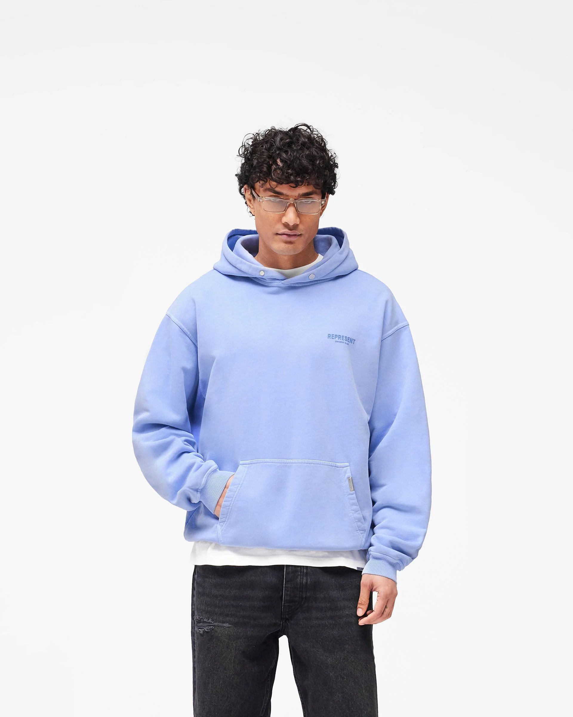 Represent Owners Club Hoodie - Vista Blue - Image 5