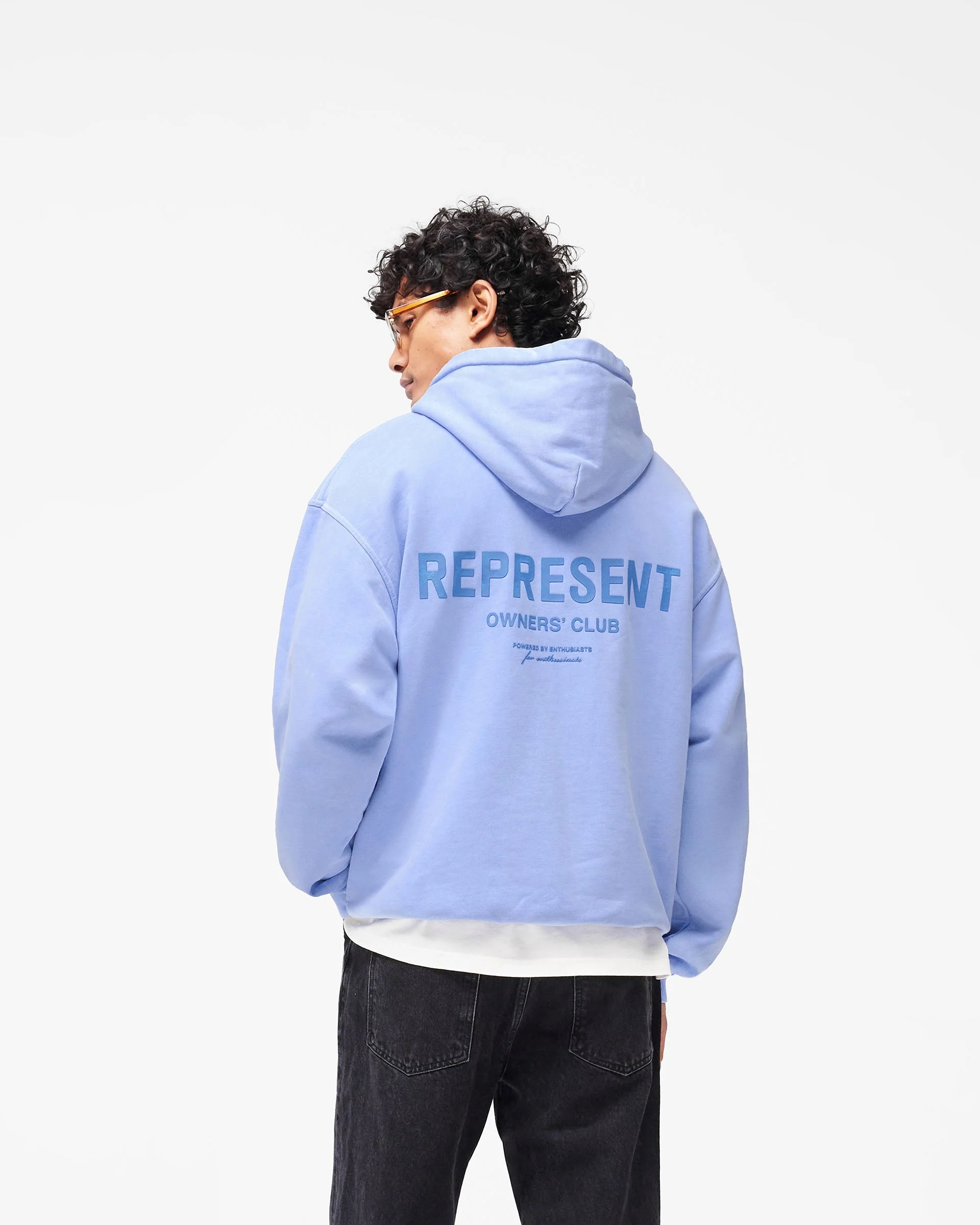Represent Owners Club Hoodie - Vista Blue - Image 7