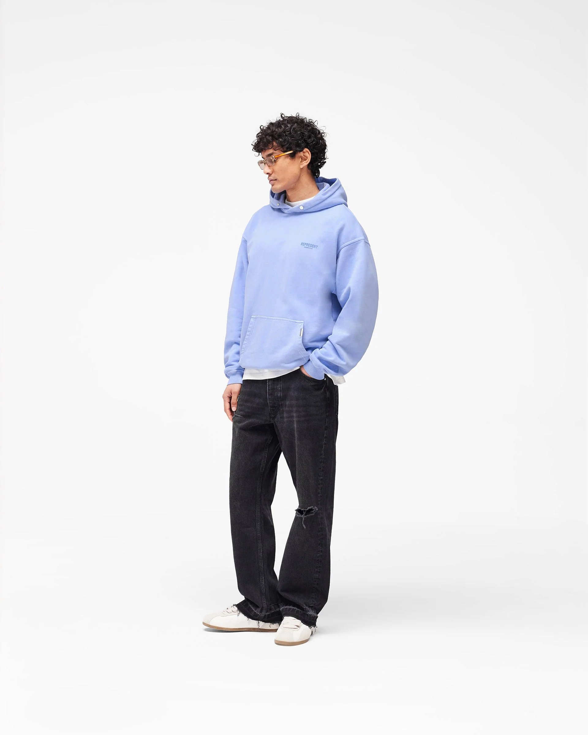 Represent Owners Club Hoodie - Vista Blue - Image 9