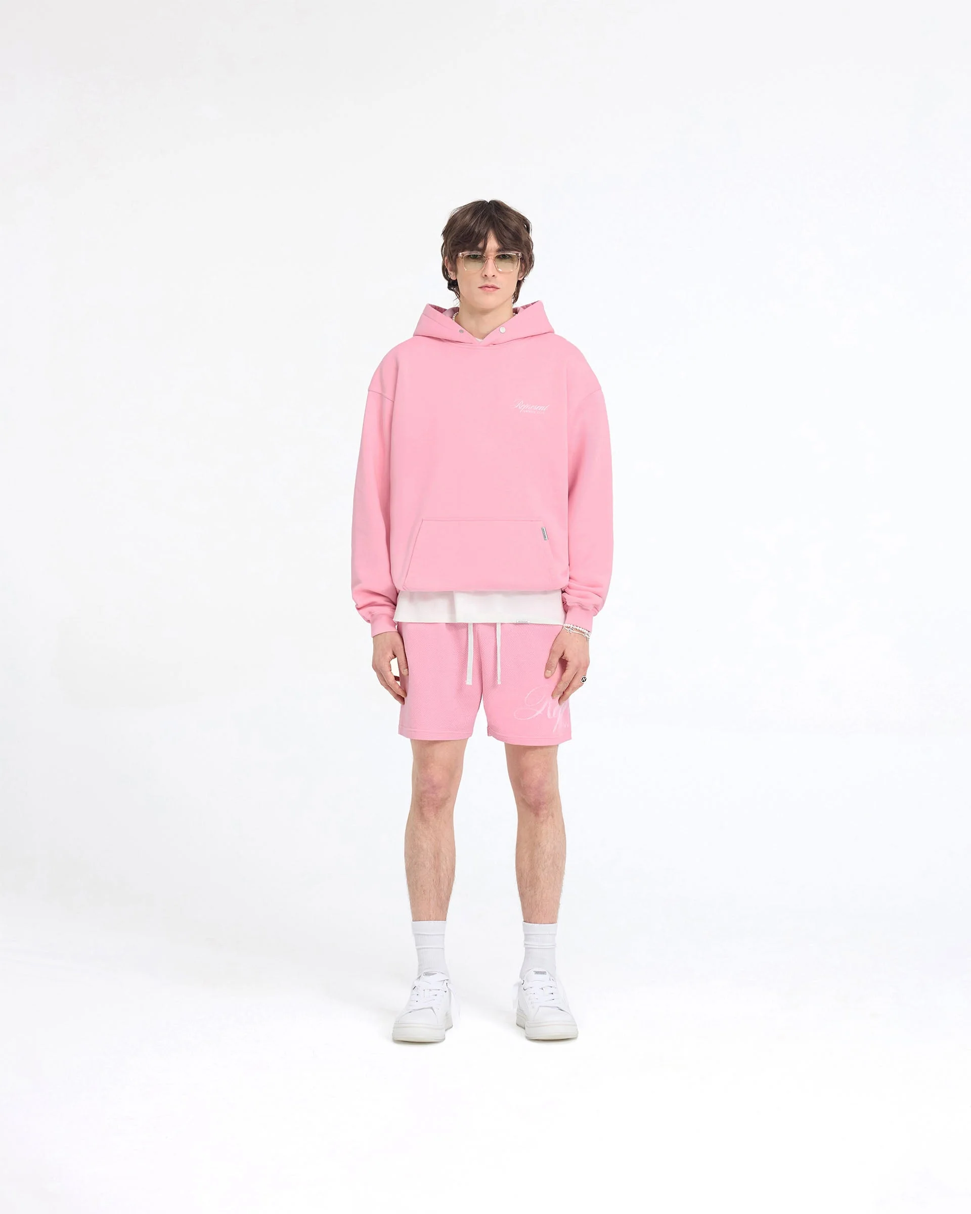 Represent Owners Club Script Hoodie - Pink - Image 6