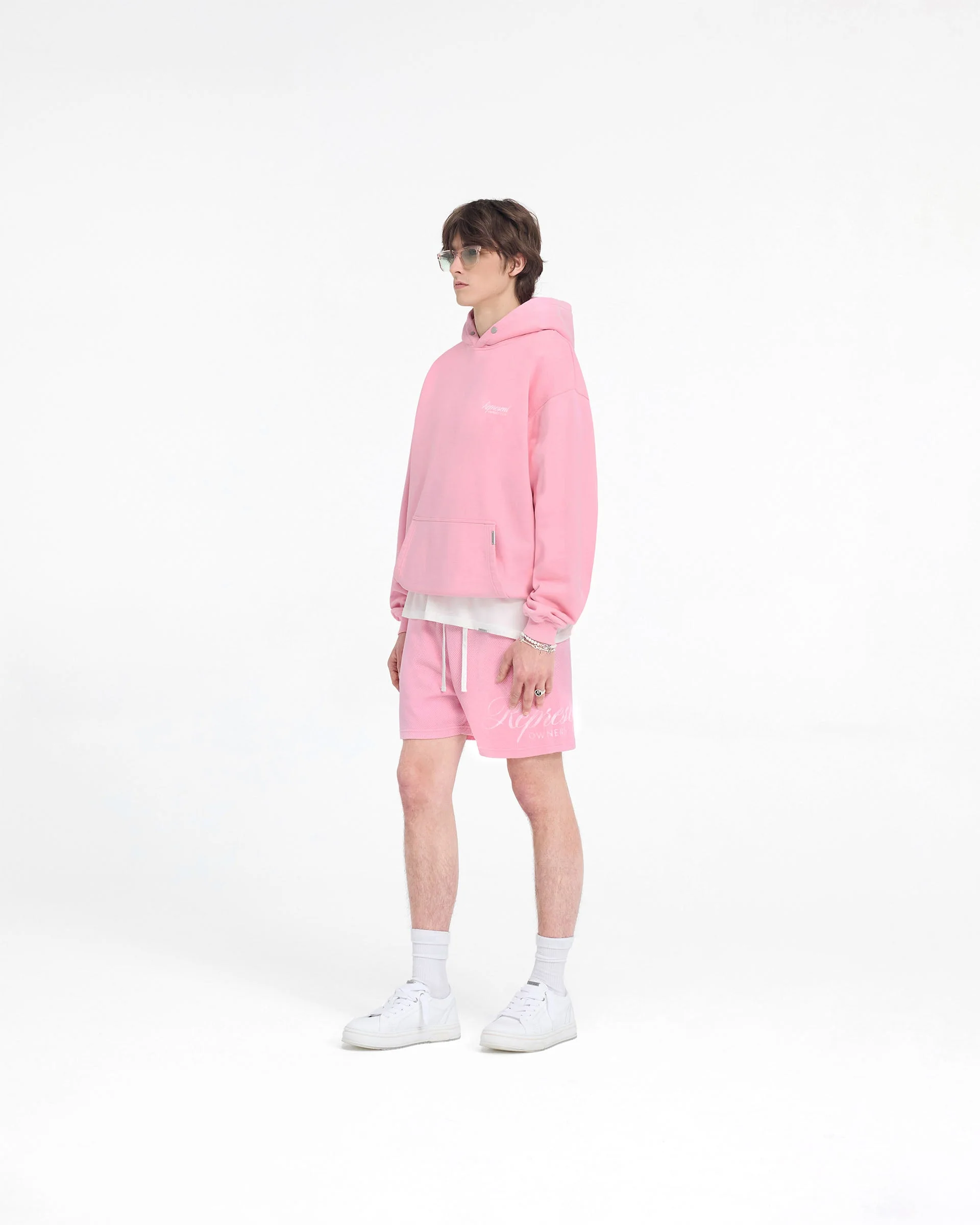 Represent Owners Club Script Hoodie - Pink - Image 7