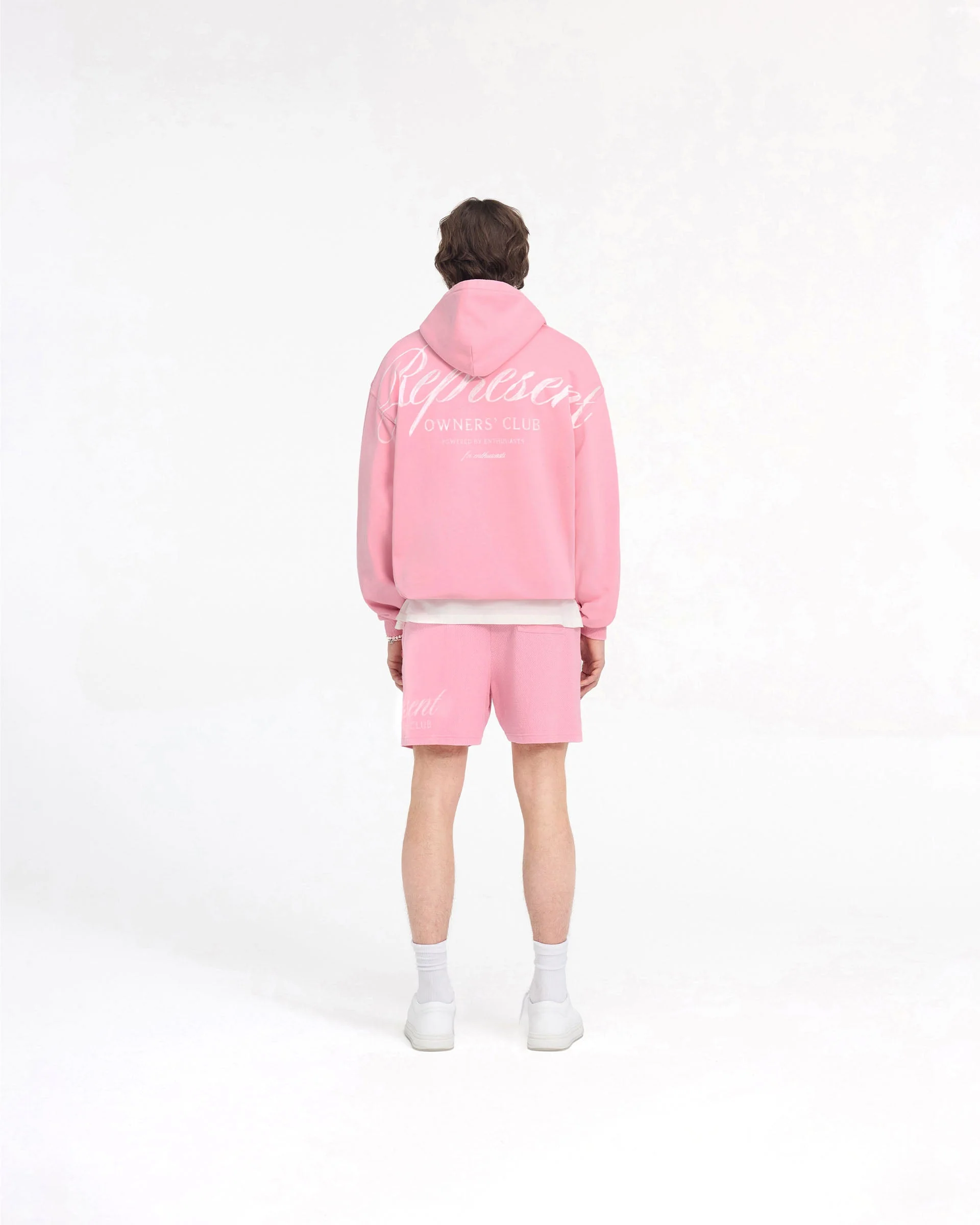 Represent Owners Club Script Hoodie - Pink - Image 8