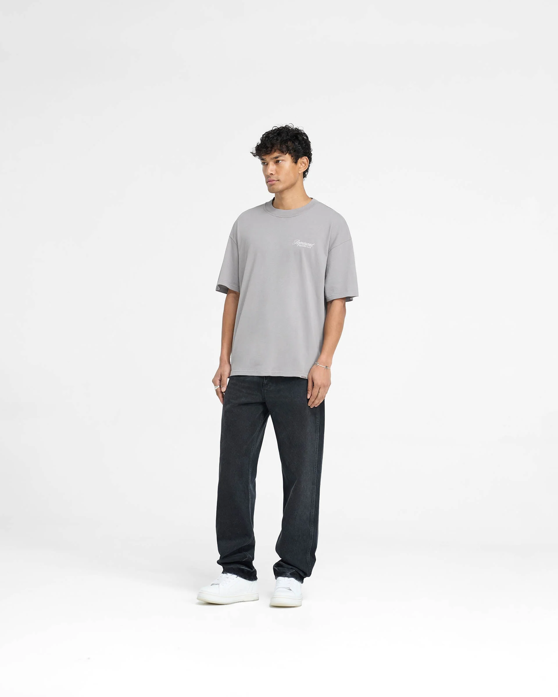 Represent Owners Club Script T-Shirt - Slate - Image 7