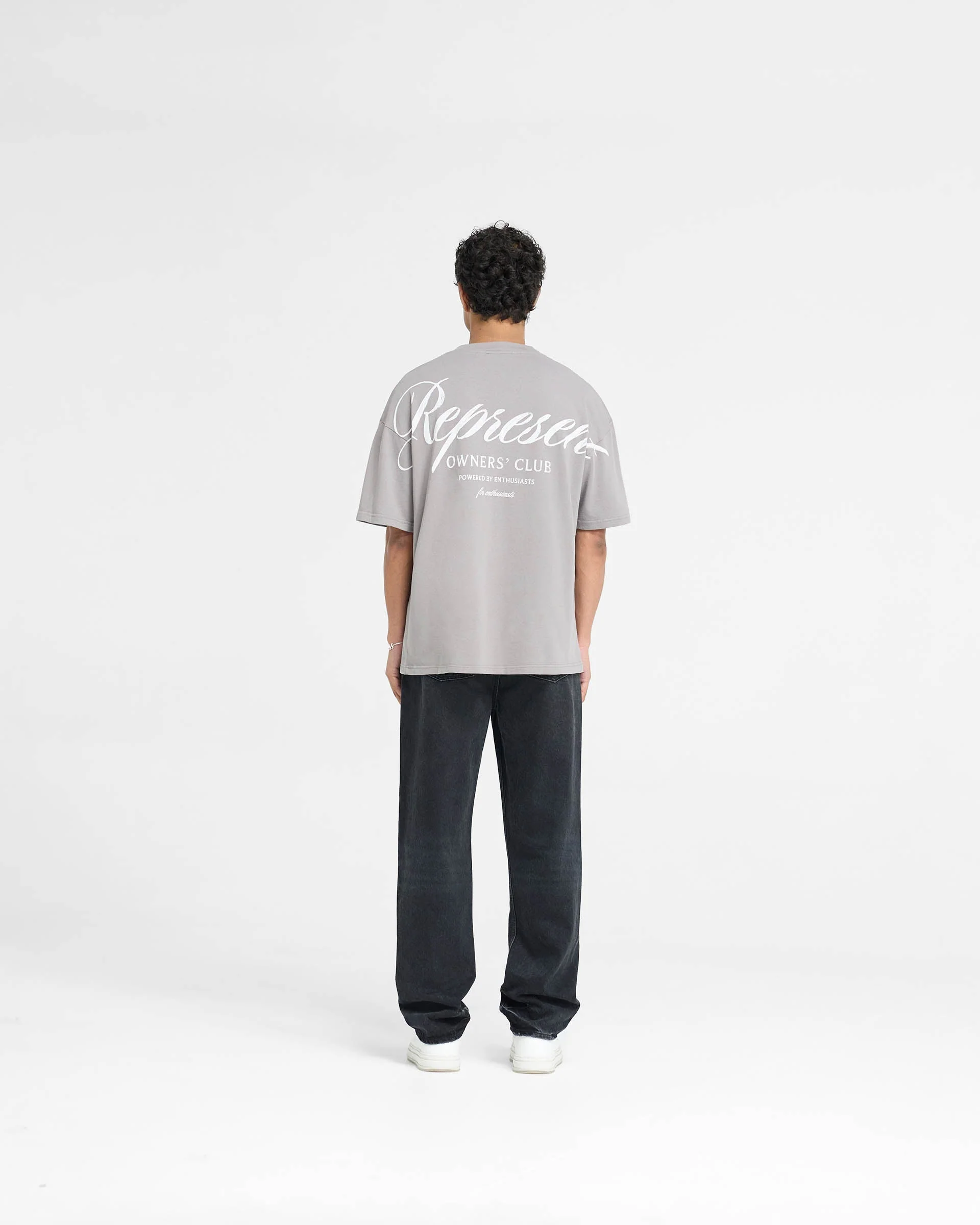 Represent Owners Club Script T-Shirt - Slate - Image 8