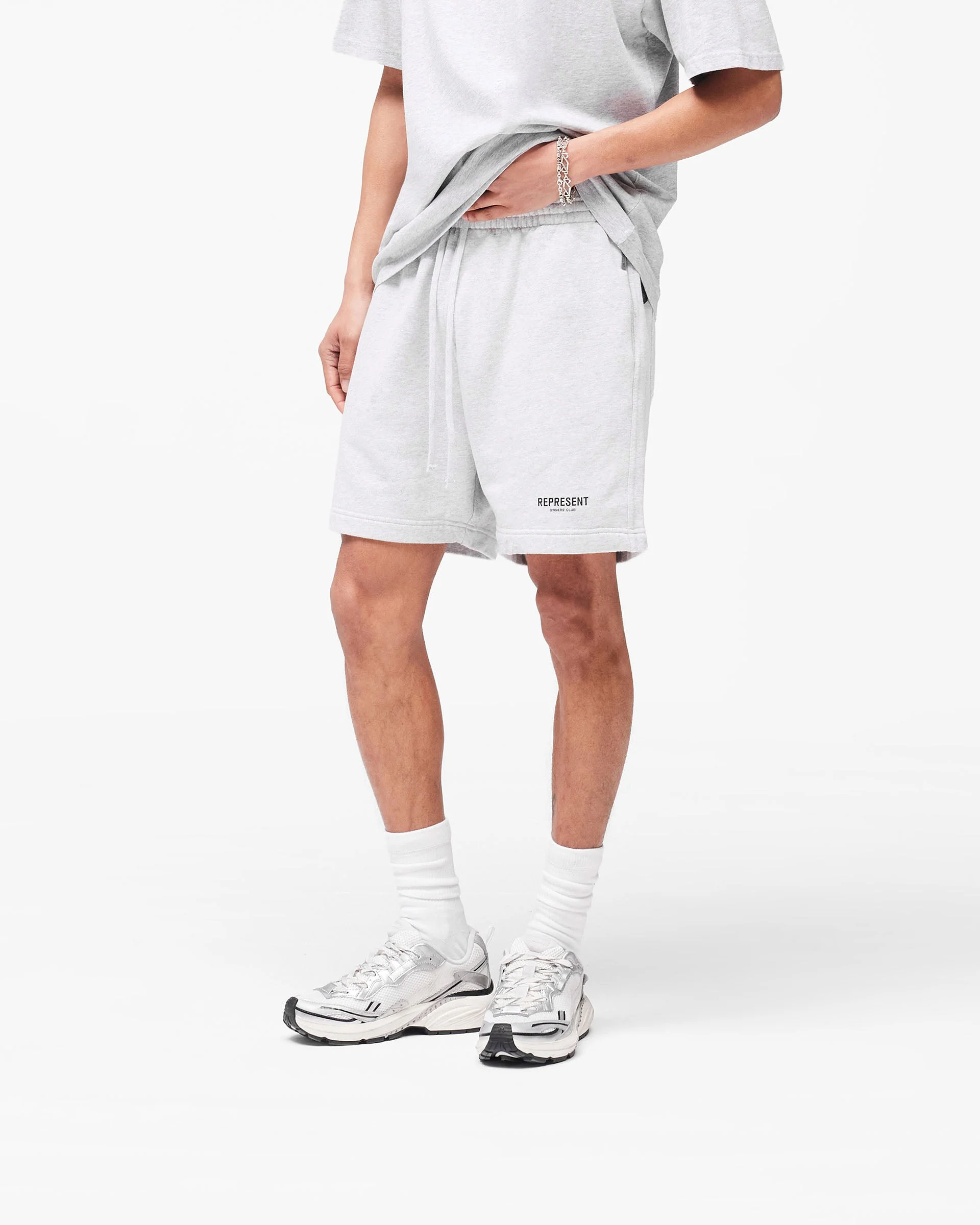 Represent Owners Club Shorts - Ash Grey - Image 2