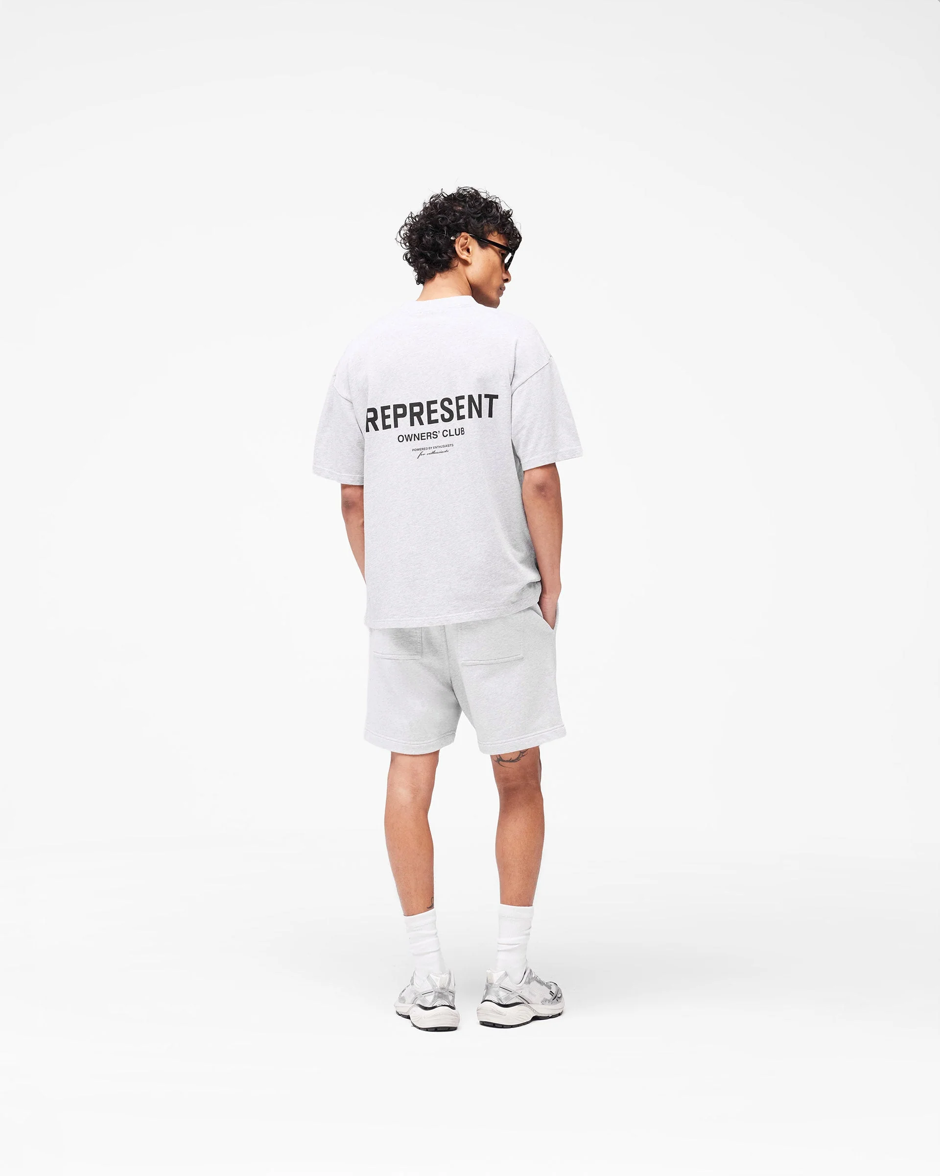 Represent Owners Club Shorts - Ash Grey - Image 8