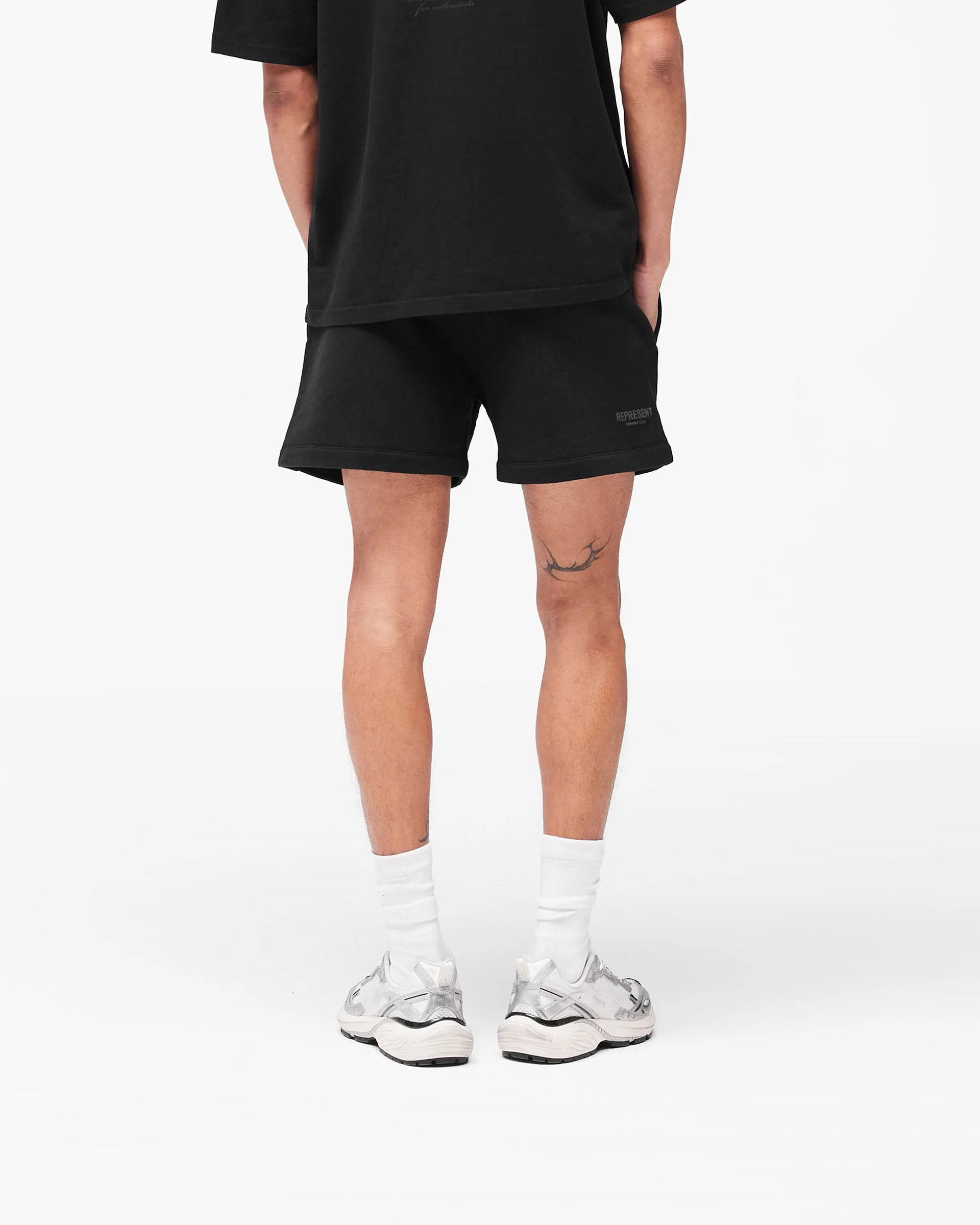 Represent Owners Club Shorts - Black - Image 5