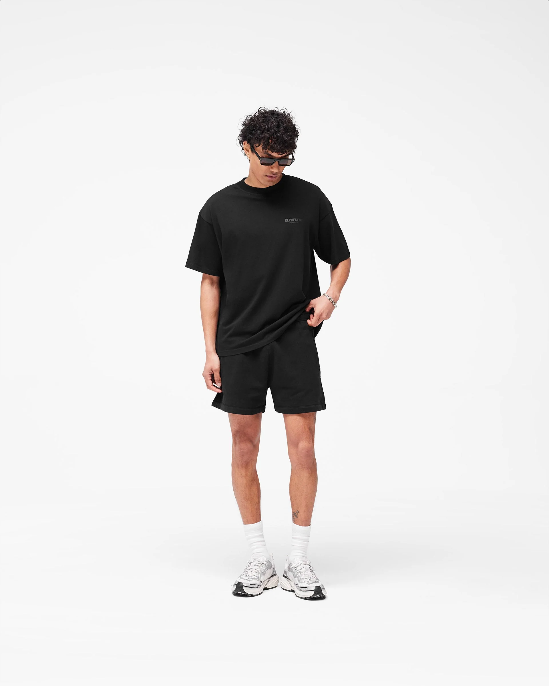 Represent Owners Club Shorts - Black - Image 7