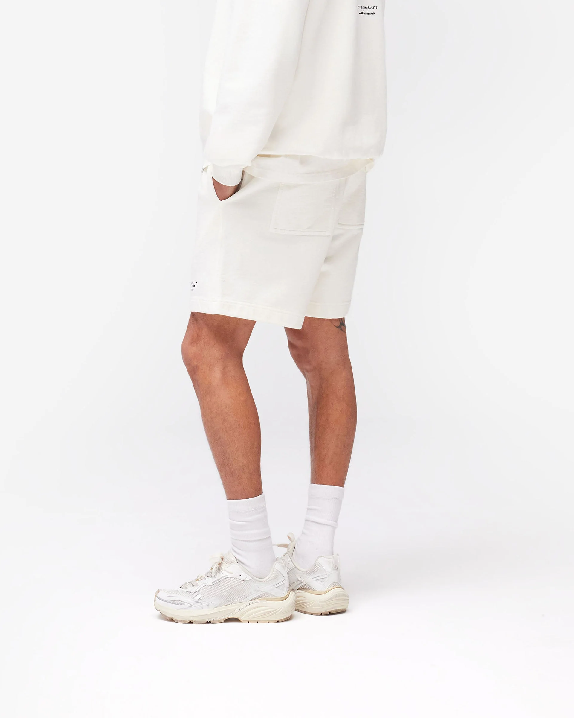 Represent Owners Club Shorts - Flat White - Image 4