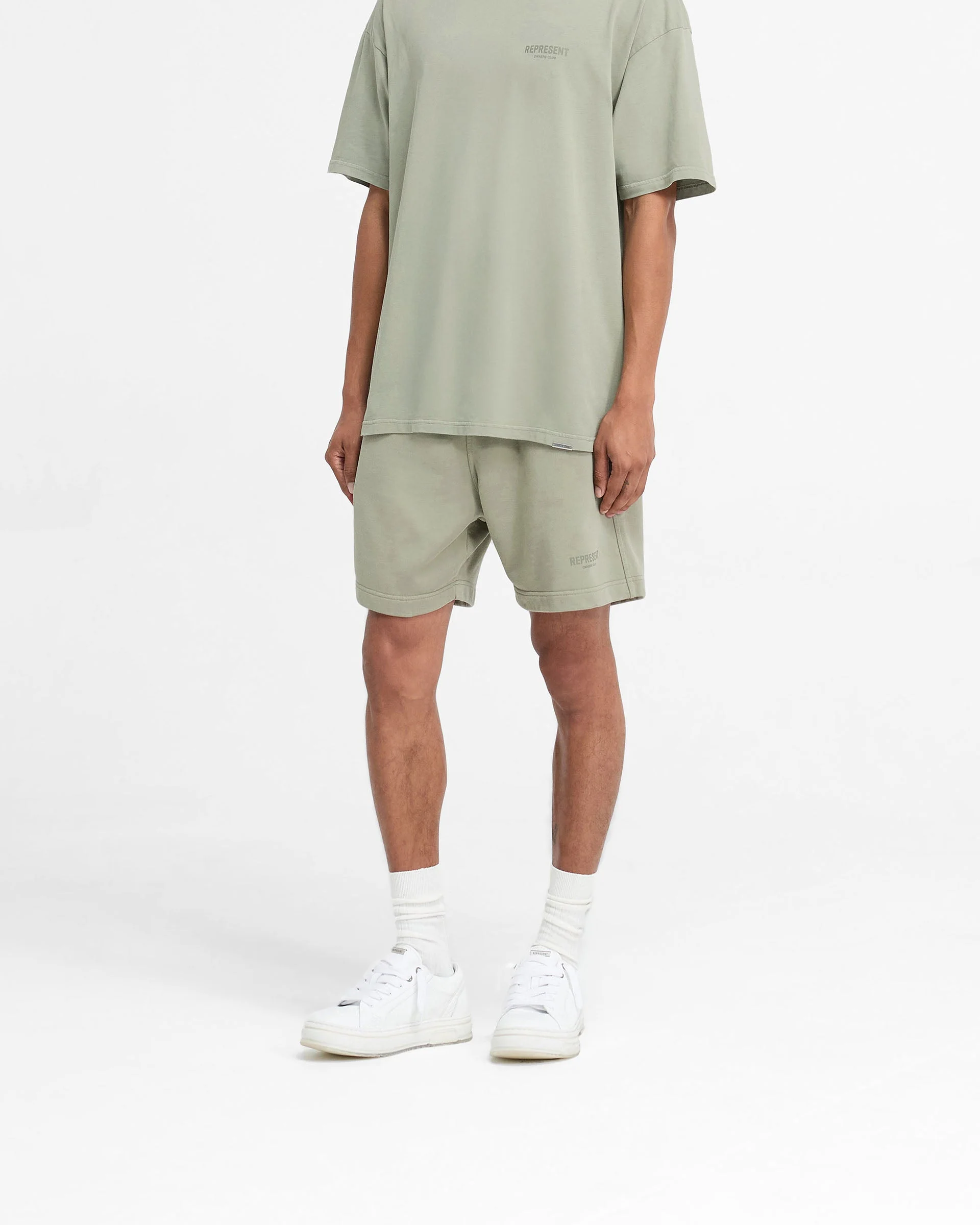 Represent Owners Club Shorts - Pastel Green - Image 2