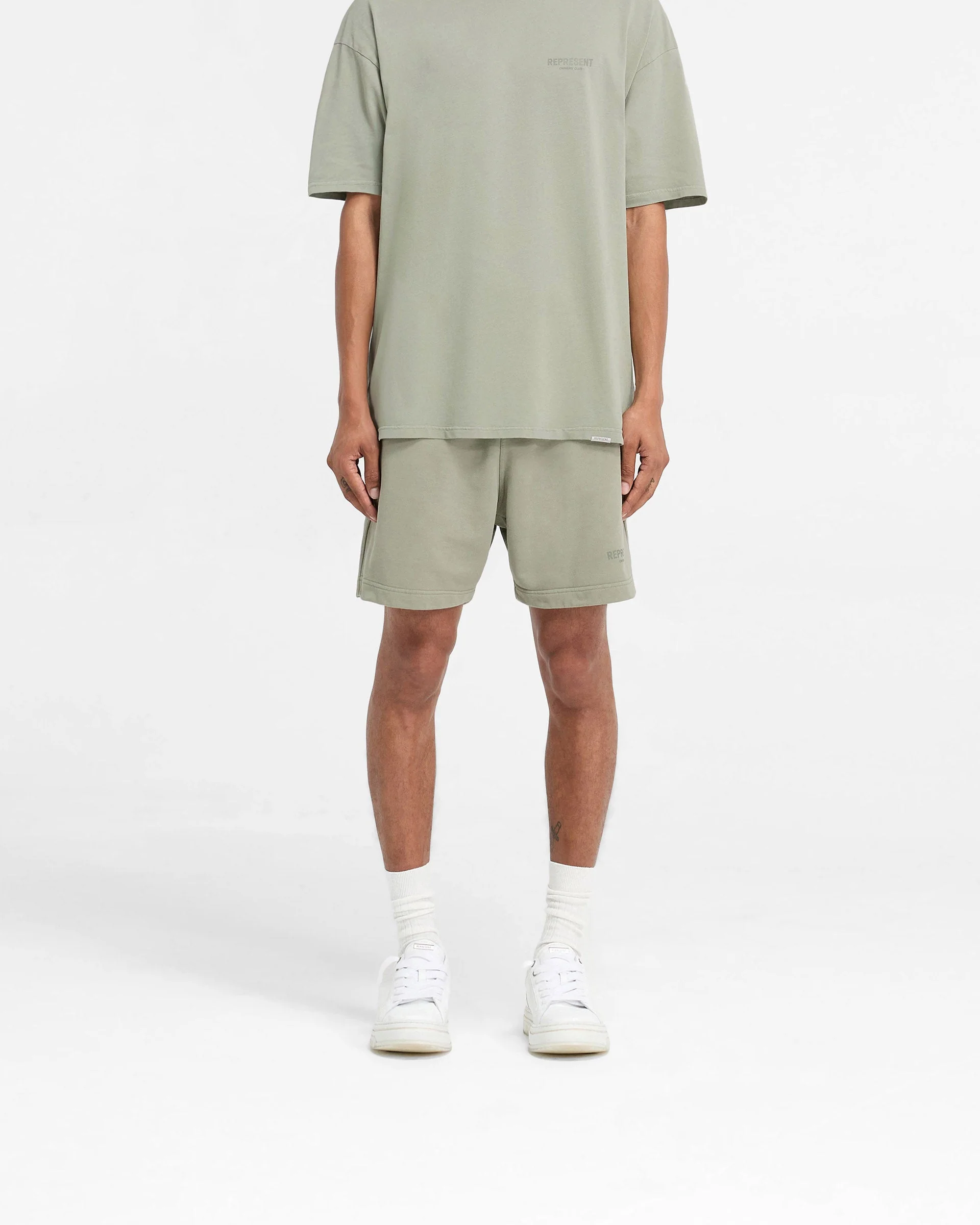 Represent Owners Club Shorts - Pastel Green - Image 3
