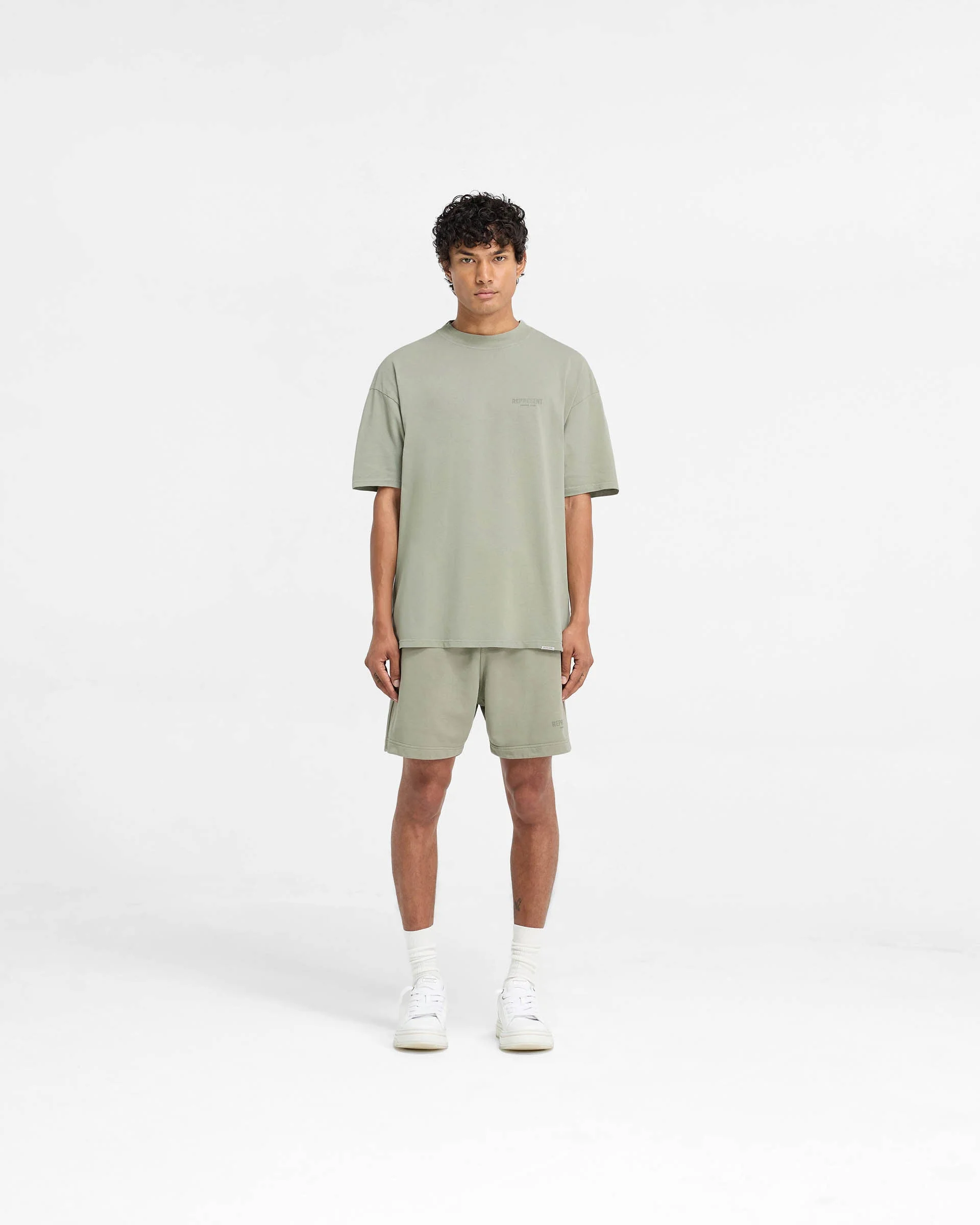 Represent Owners Club Shorts - Pastel Green - Image 5