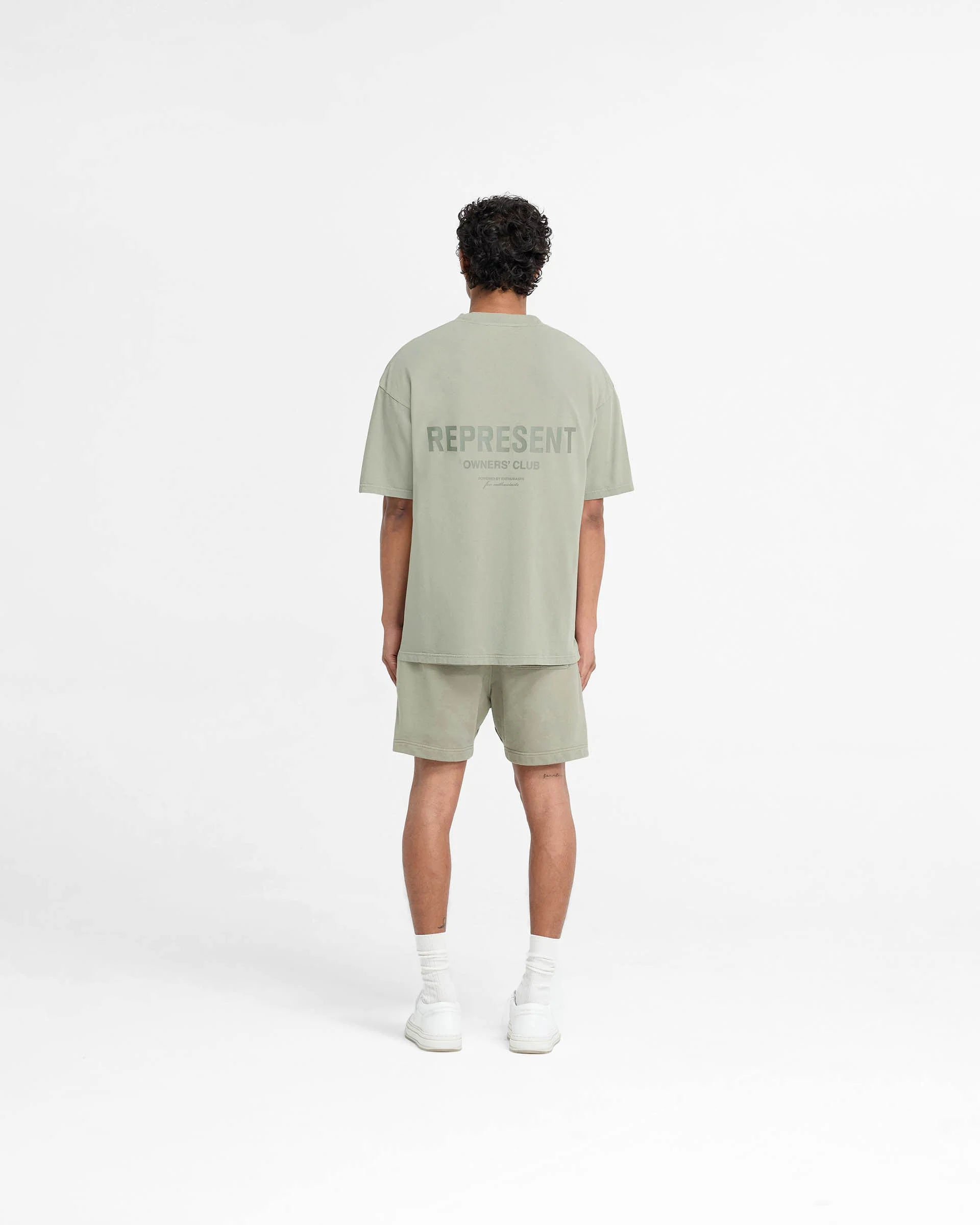 Represent Owners Club Shorts - Pastel Green - Image 7