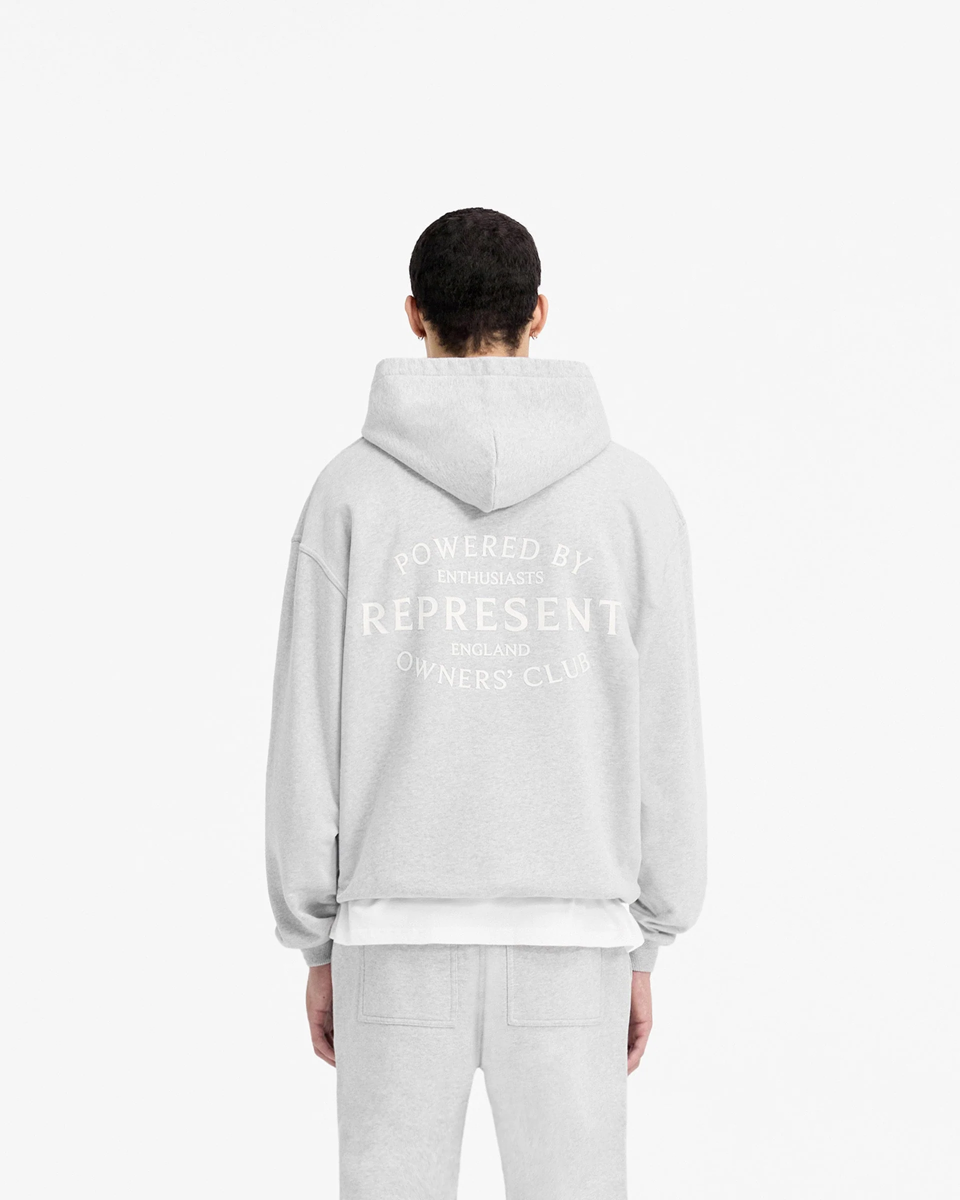 Represent Owners Club Stamp Hoodie - Ash Grey - Image 5