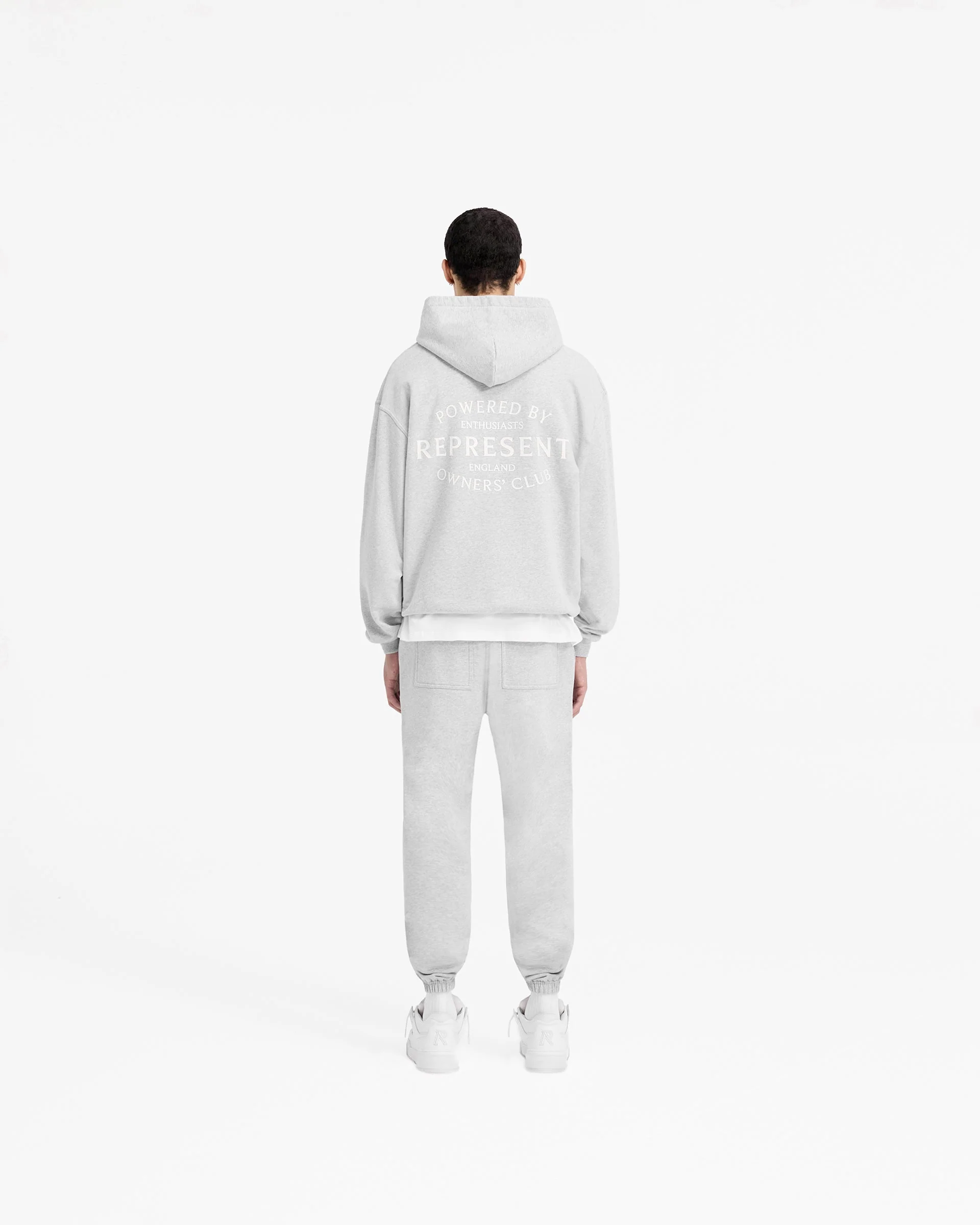 Represent Owners Club Stamp Hoodie - Ash Grey - Image 8