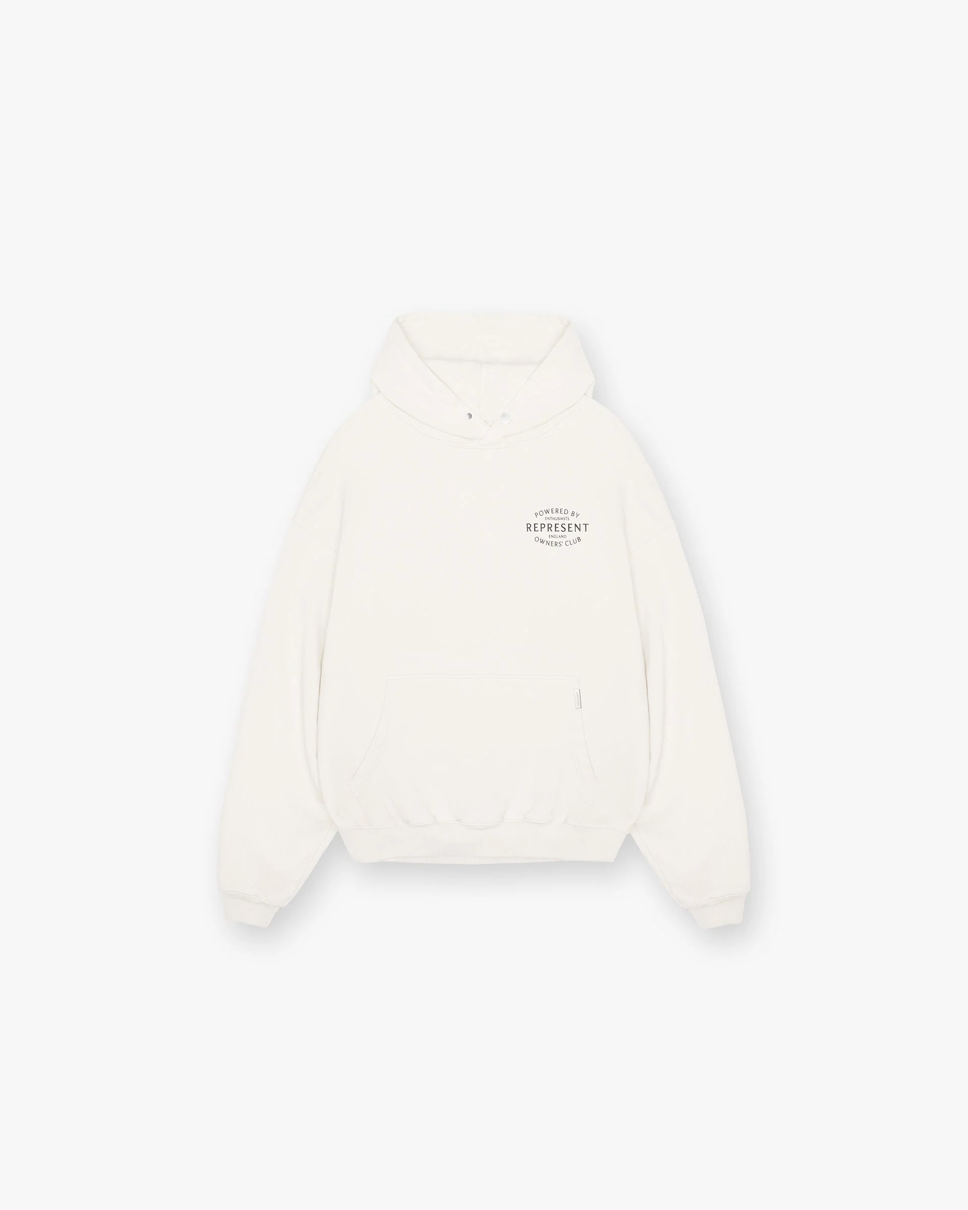 Represent Owners Club Stamp Hoodie - Flat White - Image 2