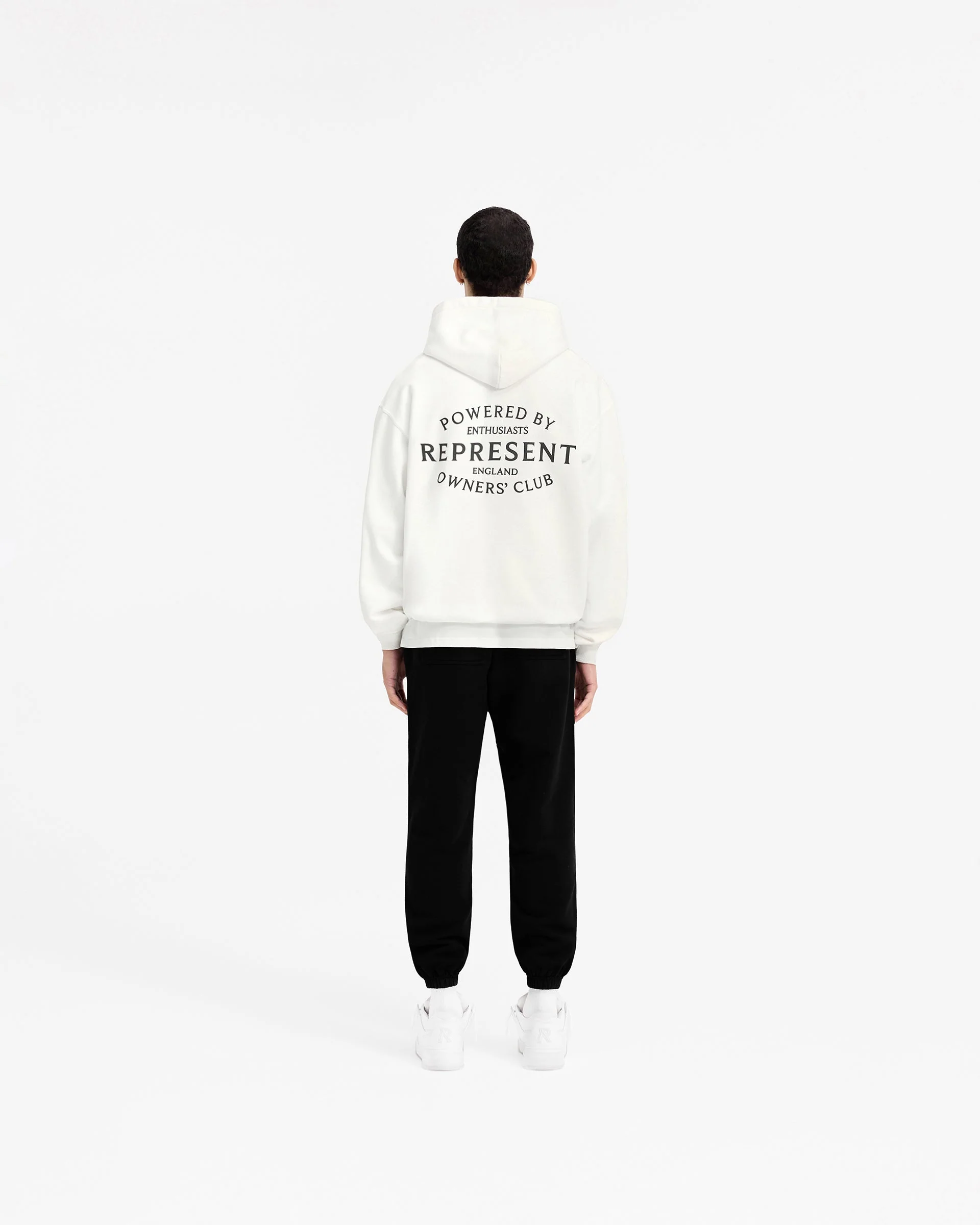 Represent Owners Club Stamp Hoodie - Flat White - Image 8