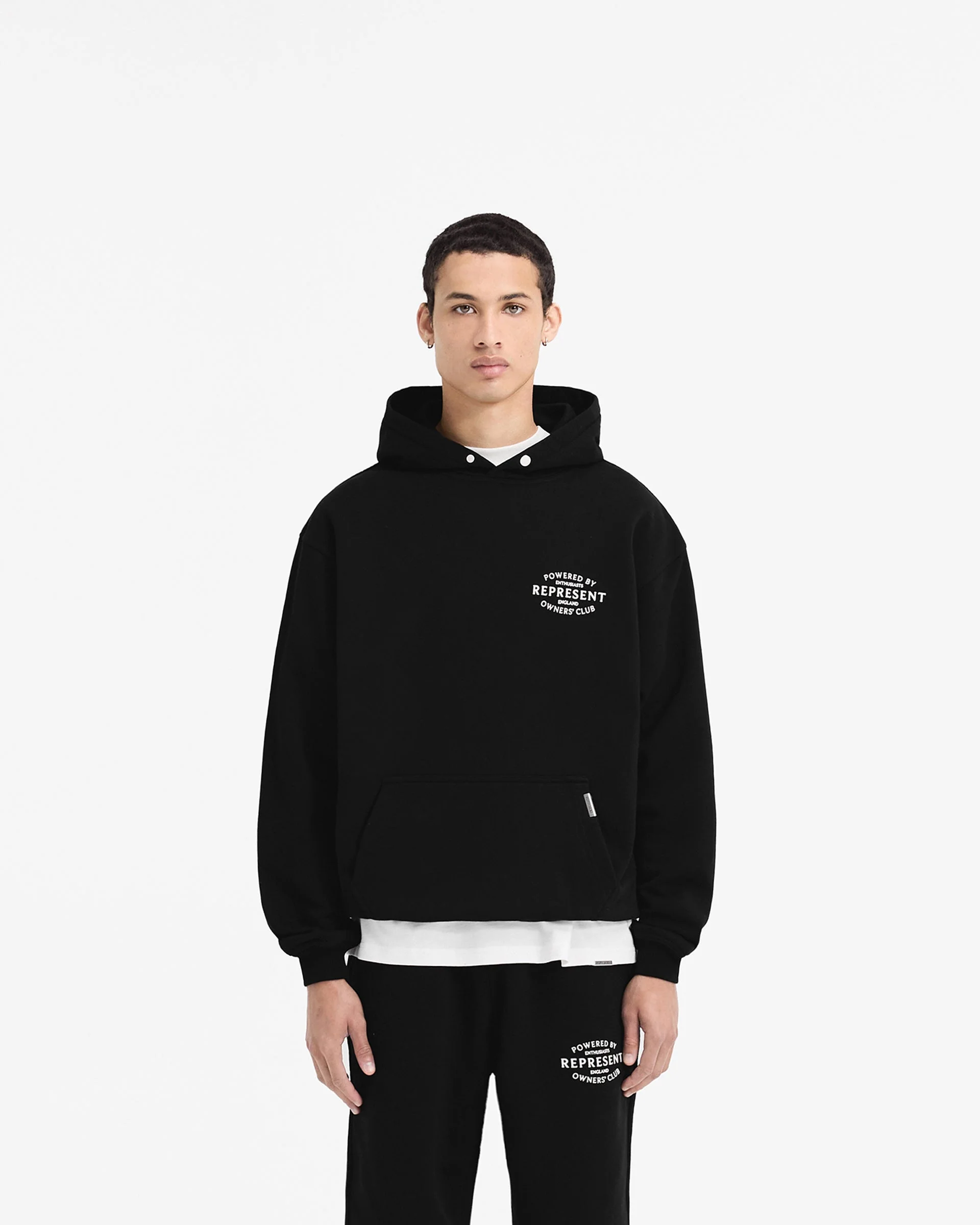 Represent Owners Club Stamp Hoodie - Jet Black - Image 3