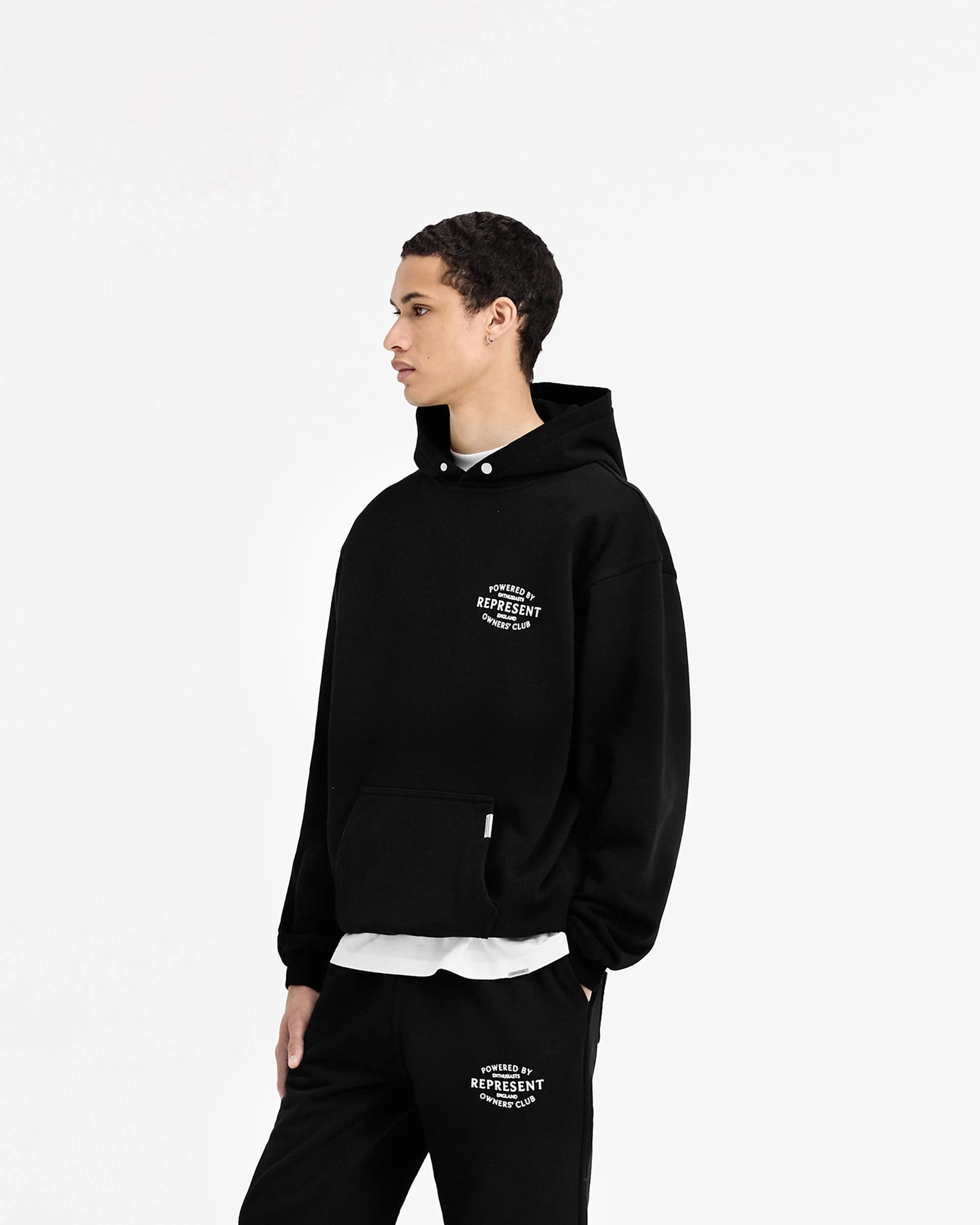Represent Owners Club Stamp Hoodie - Jet Black - Image 4