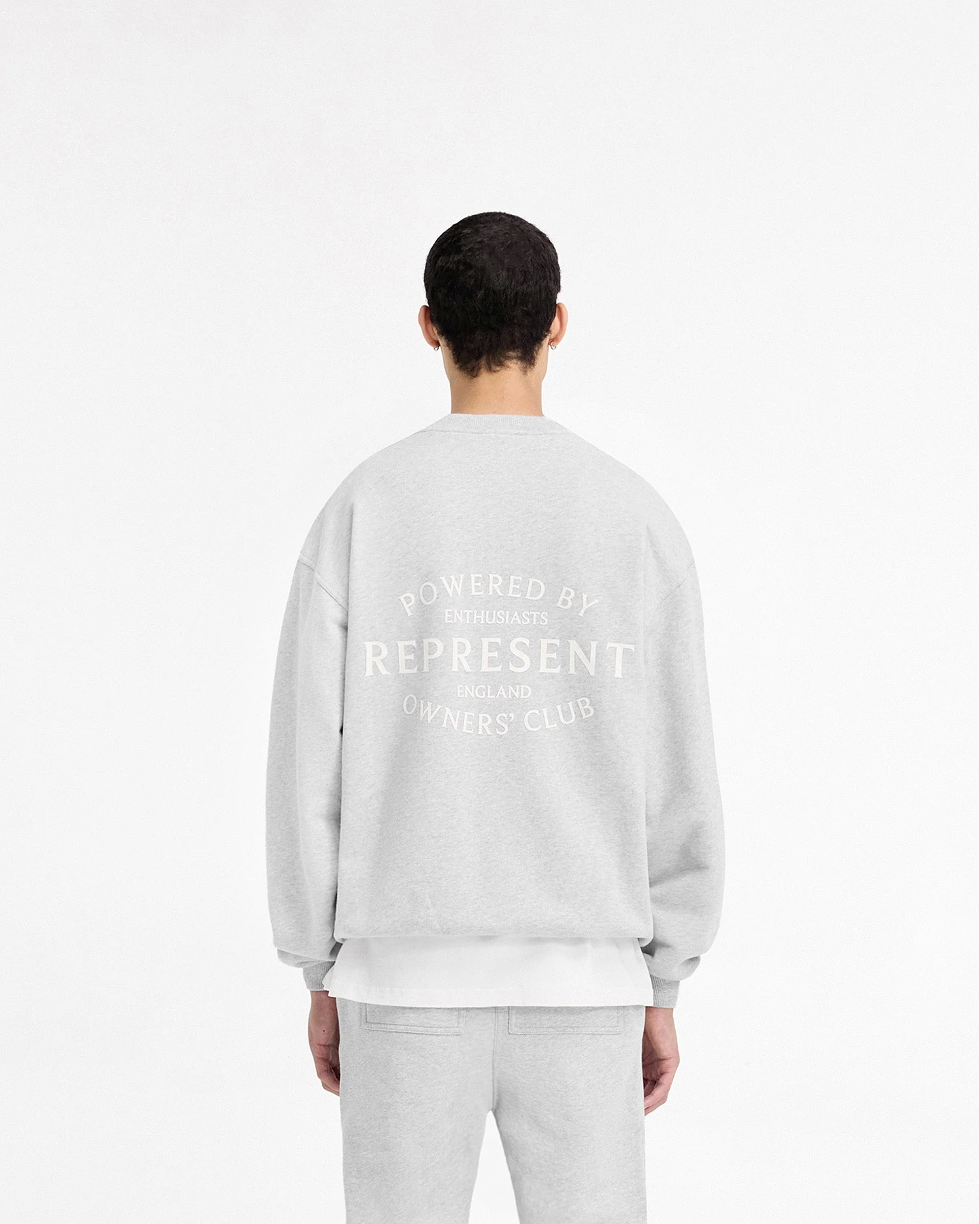 Represent Owners Club Stamp Sweater - Ash Grey - Image 5