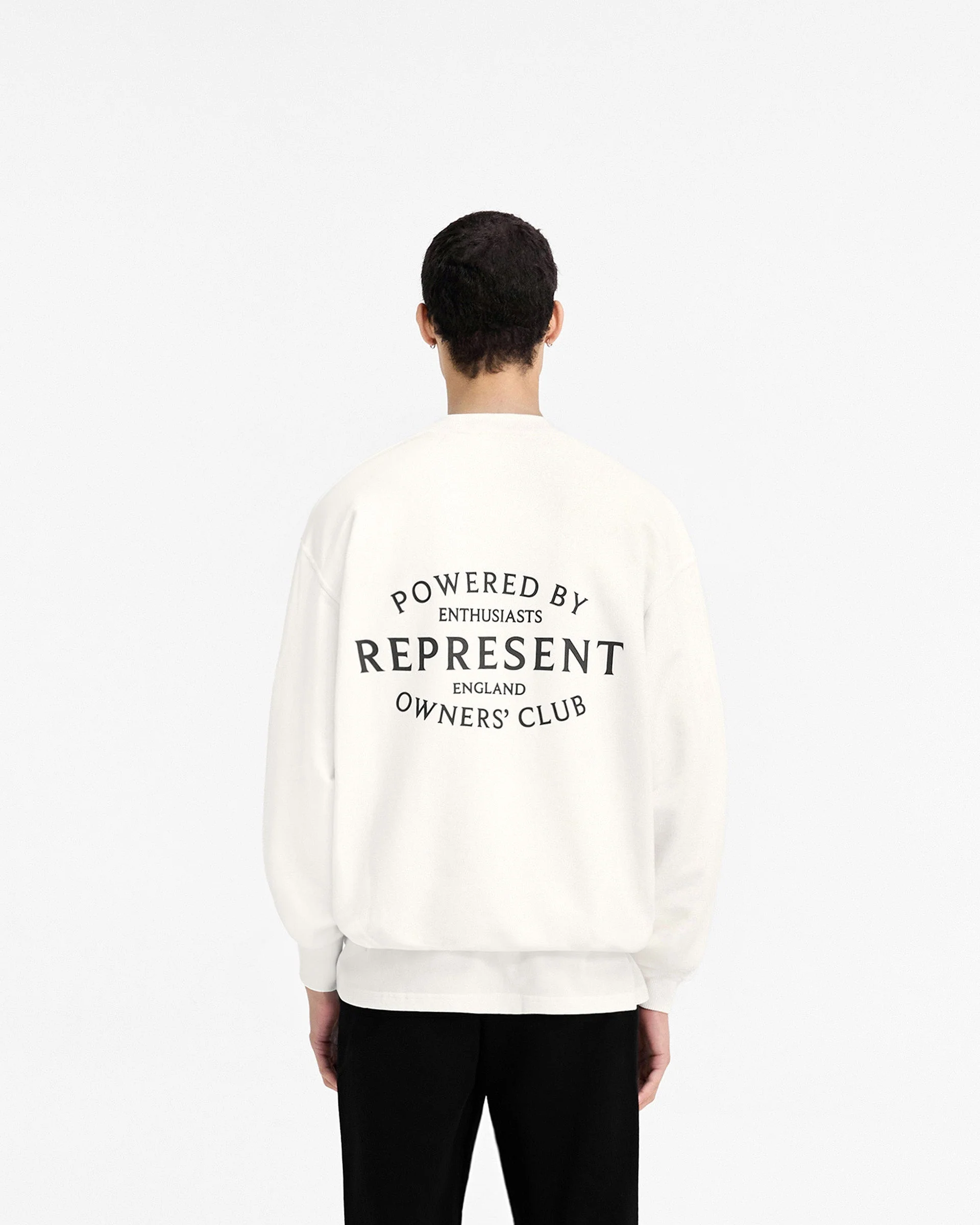 Represent Owners Club Stamp Sweater - Flat White - Image 5
