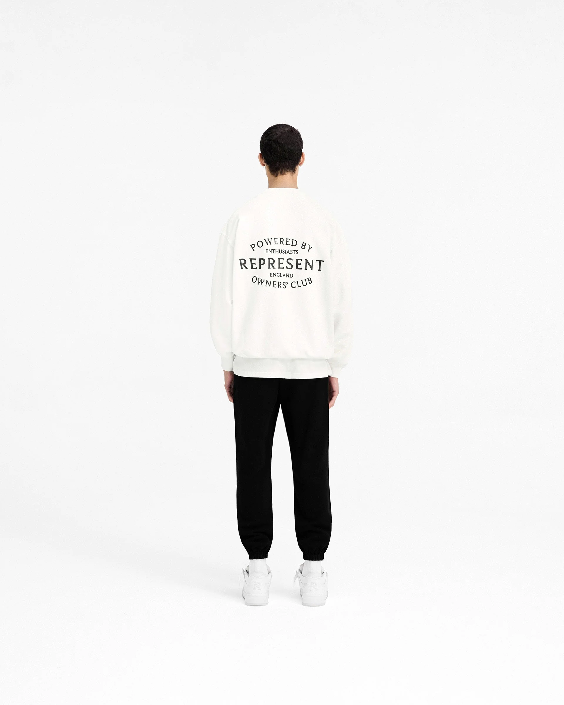 Represent Owners Club Stamp Sweater - Flat White - Image 8